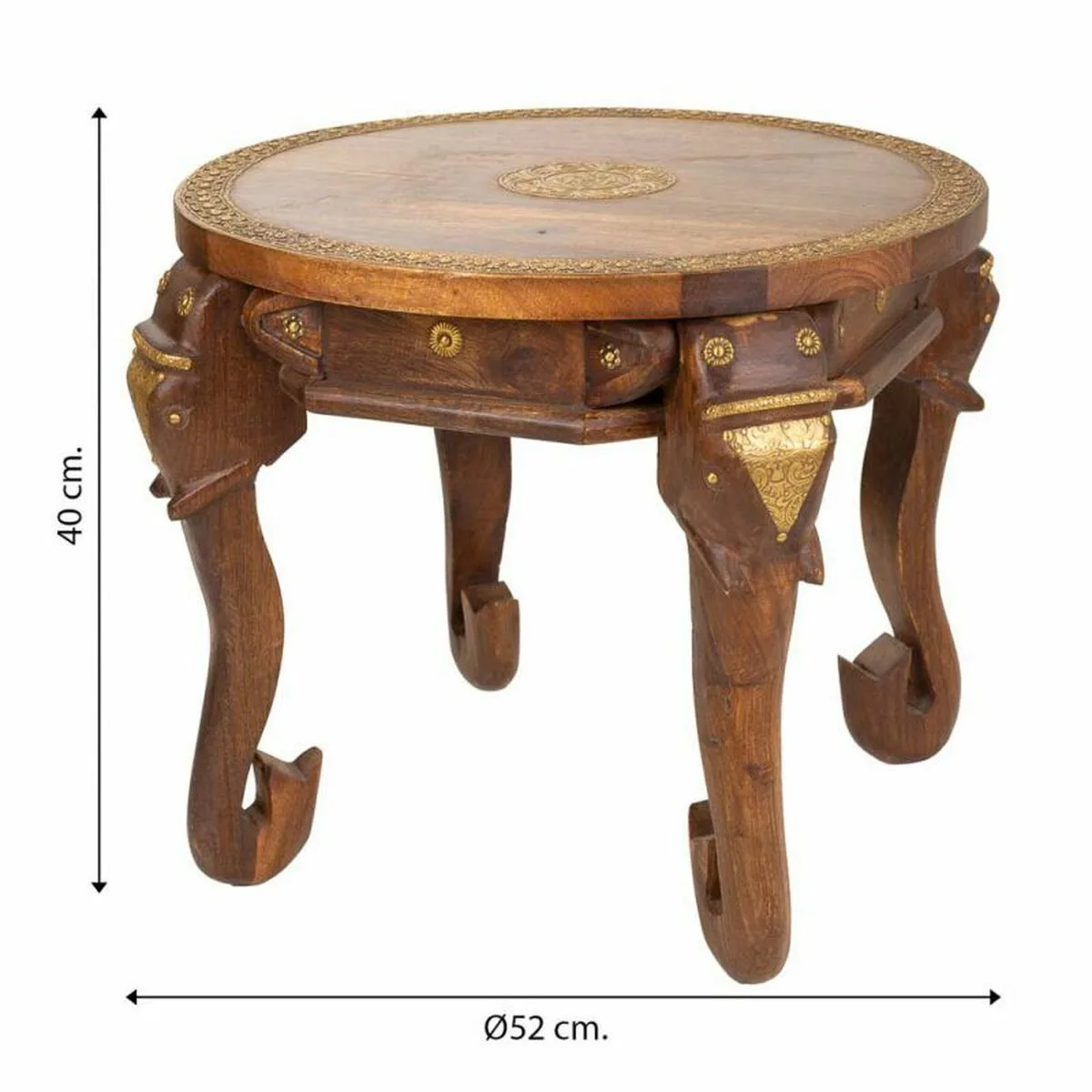 Table basse alexandra house living marron clair laiton bois de manguier 52 x 40 x 52 cm d163062120. Découvrez l'univers Diaytar - Des milliers de produits sélectionnés avec soin pour vous.