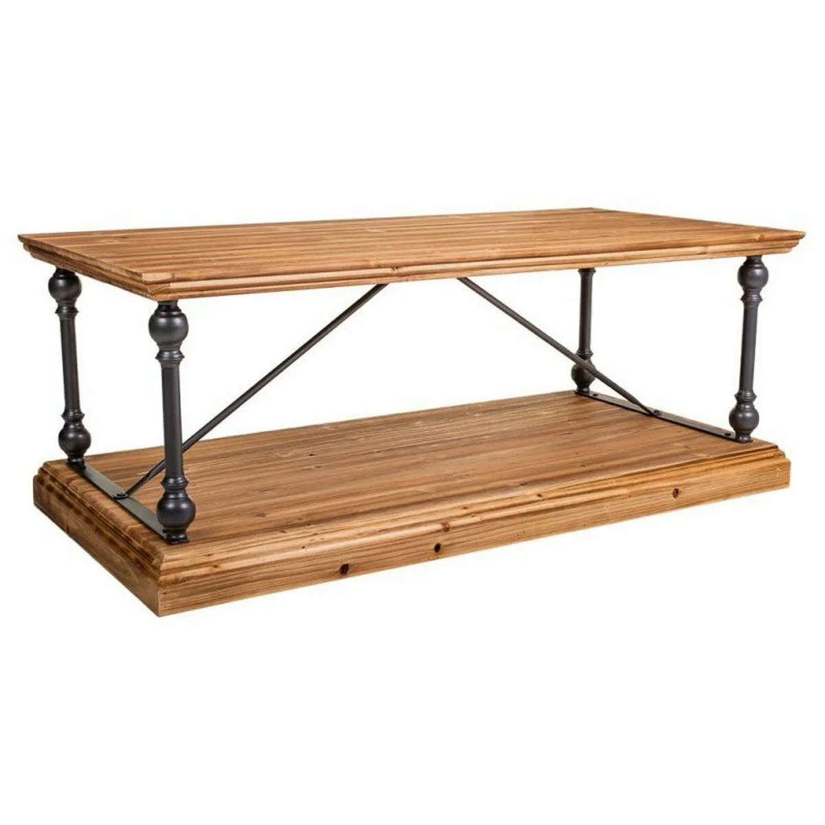 Table basse alexandra house living marron noir gris fer bois d epicea 60 x 50 x 121 cm d163083328. Chez Diaytar, chaque détail compte pour votre satisfaction totale.