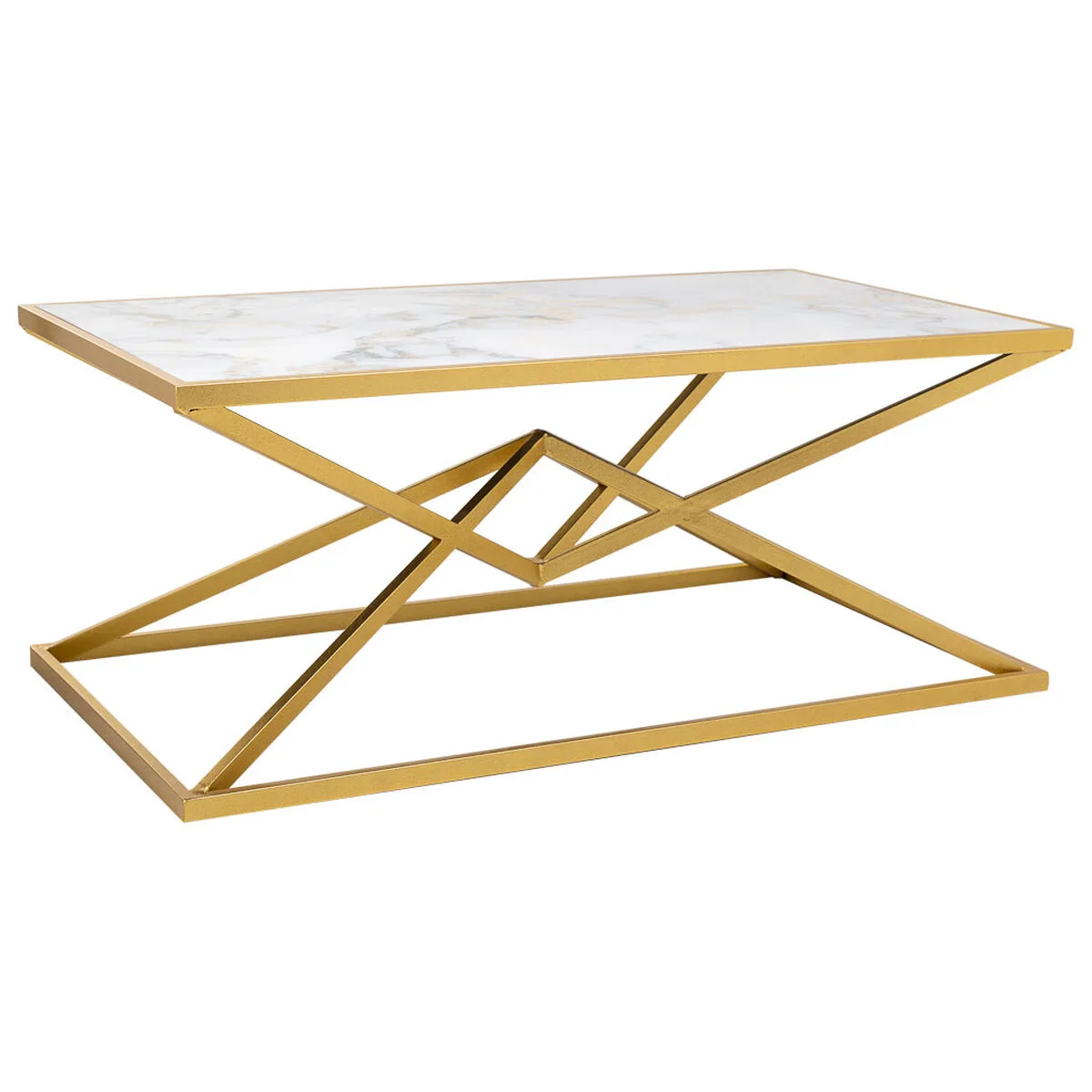 Table basse alexandra house living or metal papier fer bois mdf 60 x 45 x 110 cm d163269737. Chez Diaytar, nous sommes convaincus que le meilleur produit est celui qui allie utilité, beauté et innovation. C'est notre credo.