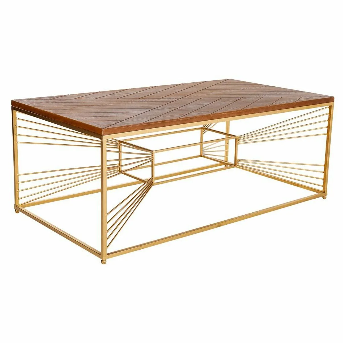 Table basse alexandra house living or naturel fer bois d epicea bois mdf 70 x 50 x 130 cm d163124621. Plongez dans l'univers Diaytar, votre référence pour des produits du quotidien, high-tech et déco, tous porteurs de tendances