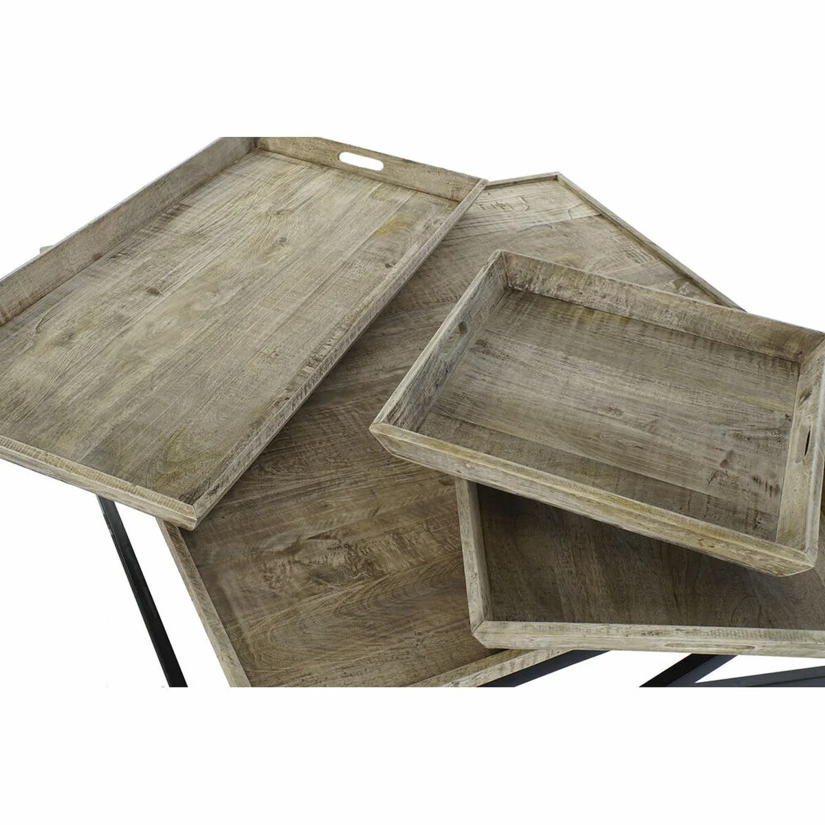 Table basse dkd home decor noir naturel bois metal 120 x 120 x 55 cm s303310162. Créez votre look signature avec les pièces mode sélectionnées par Diaytar.