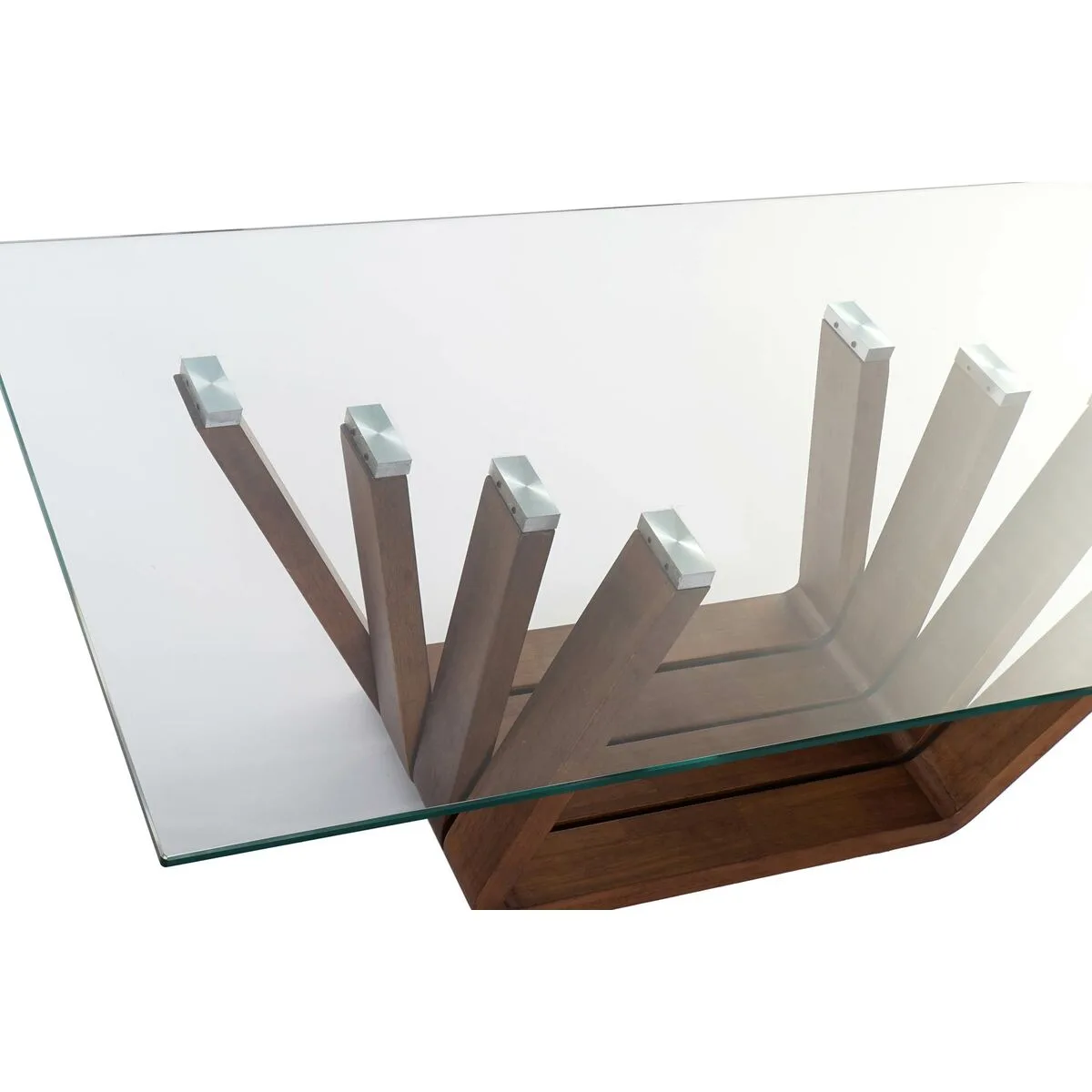 Table basse dkd home decor verre noyer aluminium 130 x 70 x 42 cm s304396081. Diaytar, le curateur de votre style de vie moderne, à travers une offre généraliste constamment renouvelée et actualisée