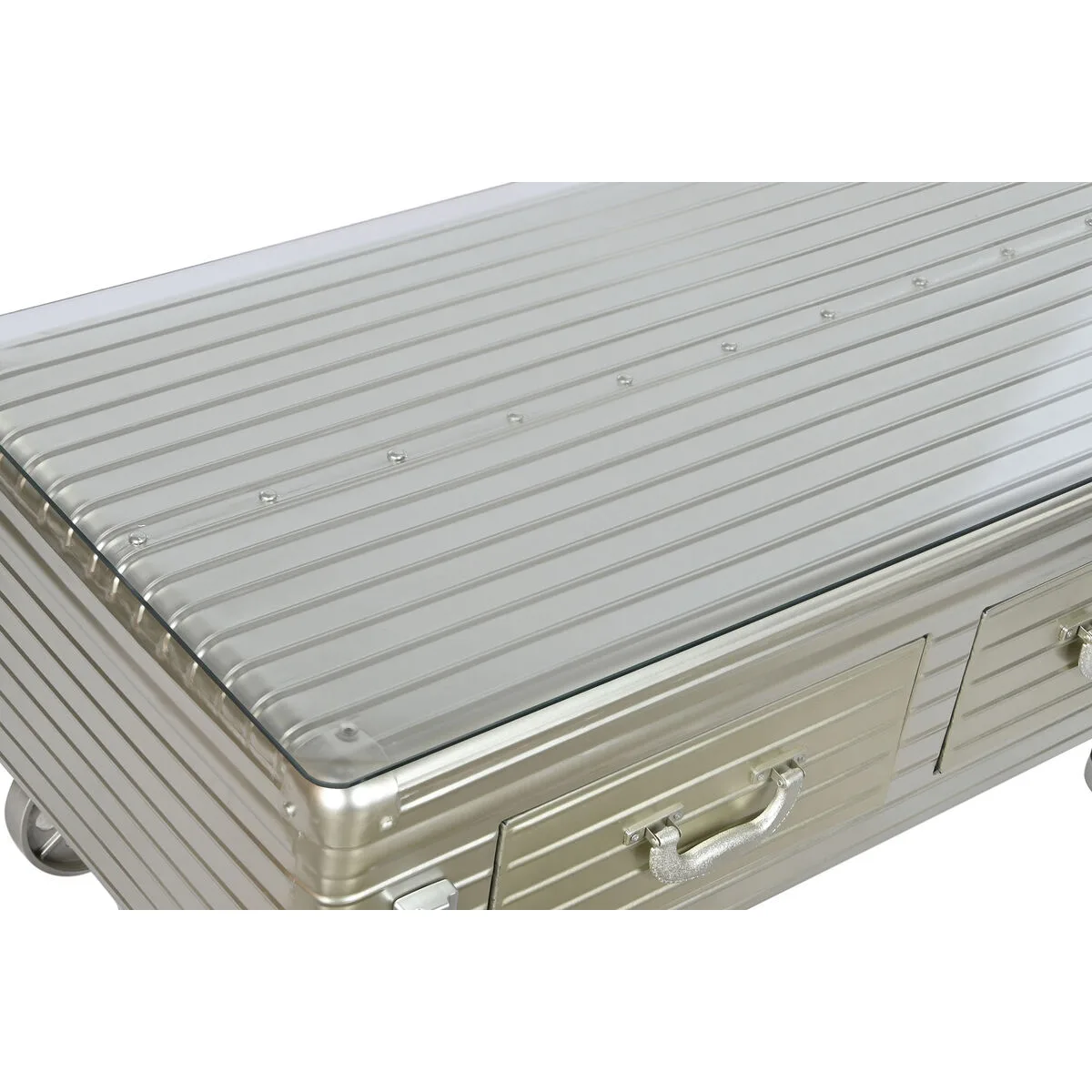Table basse home esprit metal verre 100 x 52 x 46 cm s305369253. Nous traitons chaque produit Diaytar avec le même respect que si nous devions l'offrir à un proche. La qualité est non-négociable.