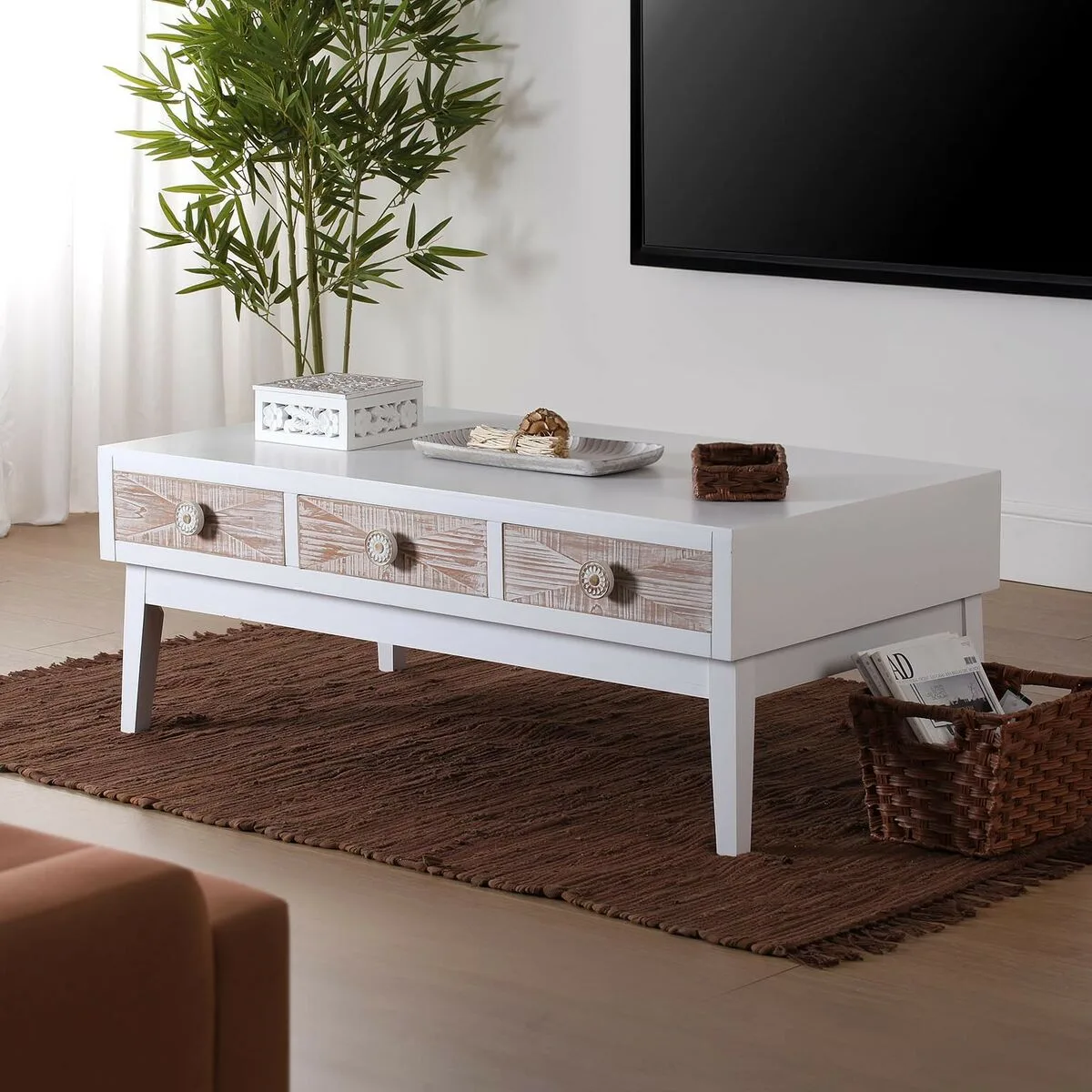 Table basse versa sira pin bois mdf 60 x 41 x 110 cm s341276599. Bienvenue chez Diaytar, où nous croyons que le meilleur produit est celui qui vous trouve, et non l'inverse.