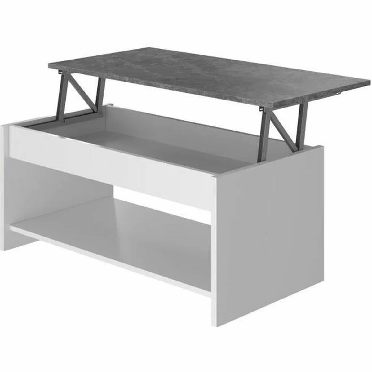 Table blanc gris 50 cm s710934892. Diaytar, c'est le sismographe des tendances : nous captons les vibrations du marché pour vous offrir le meilleur.