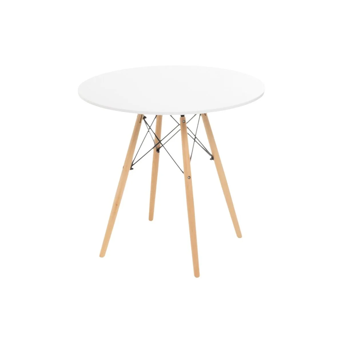 Table blanc naturel 80 x 80 x 74 cm s880877815. Votre garde-robe mérite le style Diaytar - Découvrez nos nouveautés !