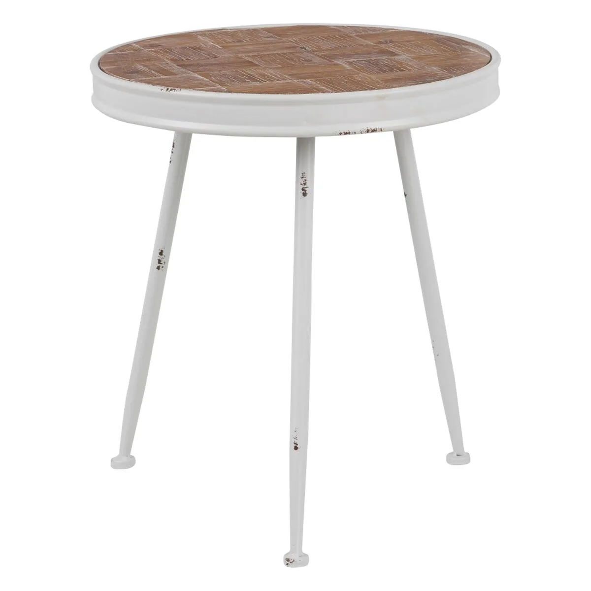 Table d appoint 50 x 50 x 56 cm naturel metal blanc s880135852. Notre mission chez Diaytar : vous simplifier la vie en vous proposant les produits les plus ingénieux et les plus tendance du marché