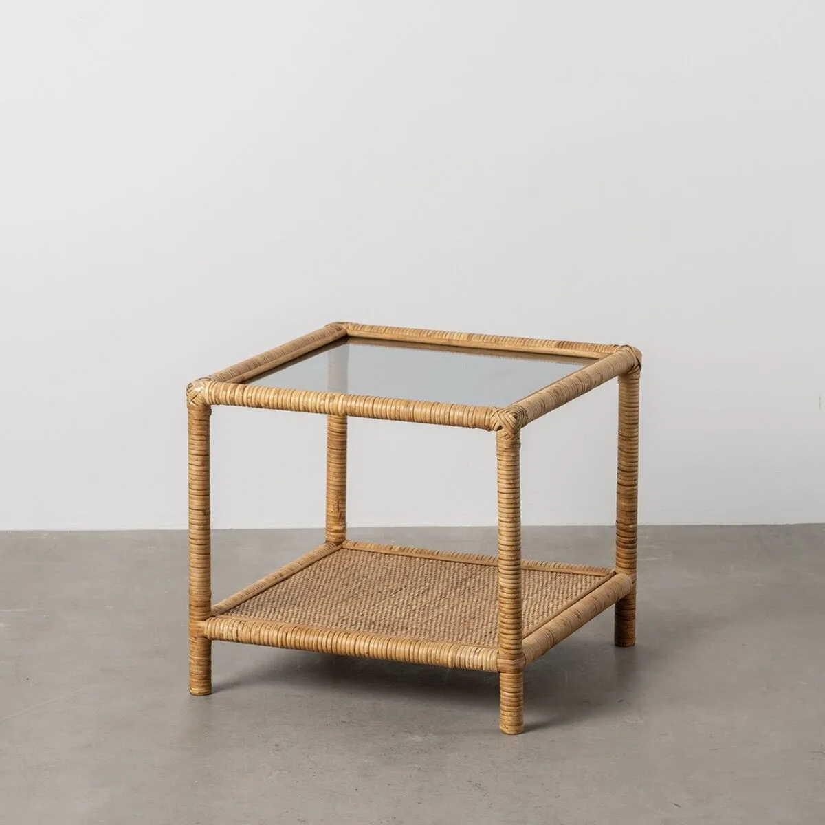 Table d appoint beige verre rotin 50 x 50 x 45 cm s880641437. Notre philosophie Diaytar : vous offrir une plateforme unique où produits généraux, tendances et technologies convergent harmonieusement