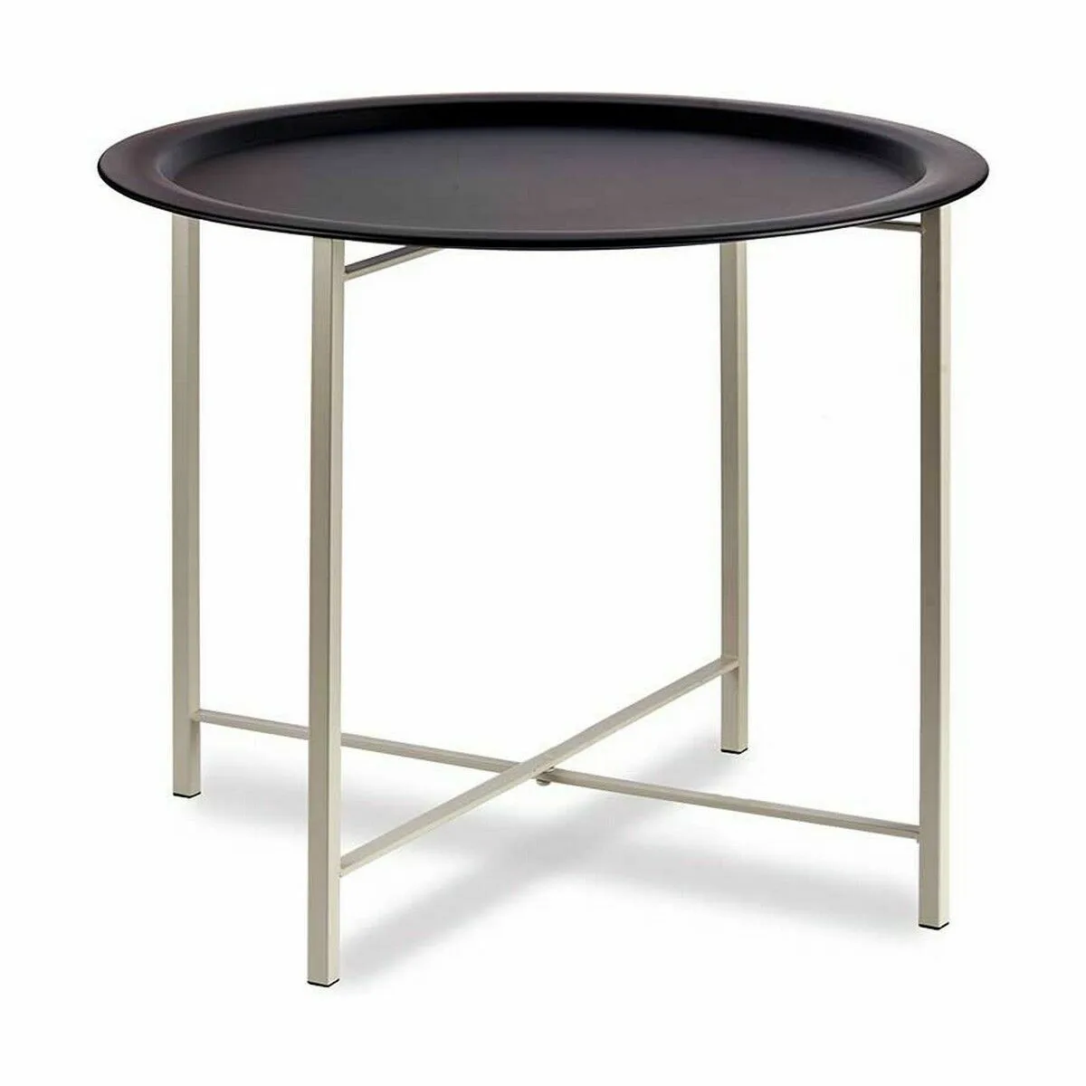 Table d appoint blanc noir metal 62 x 48 5 x 62 cm 4 unites s362599060. Notre mission chez Diaytar : vous simplifier la vie en vous proposant les produits les plus ingénieux et les plus tendance du marché
