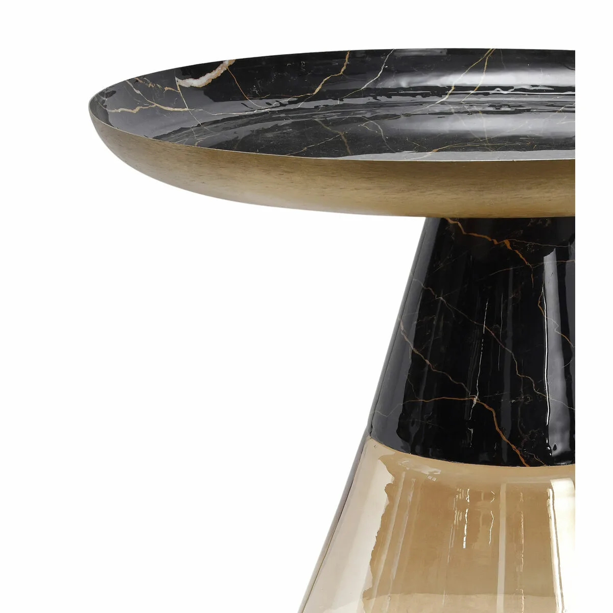 Table d appoint dkd home decor bicolore verre fer 60 x 60 x 57 cm s304044584. Votre vie, simplifiée et stylisée par Diaytar et sa collection de produits essentiels et innovants