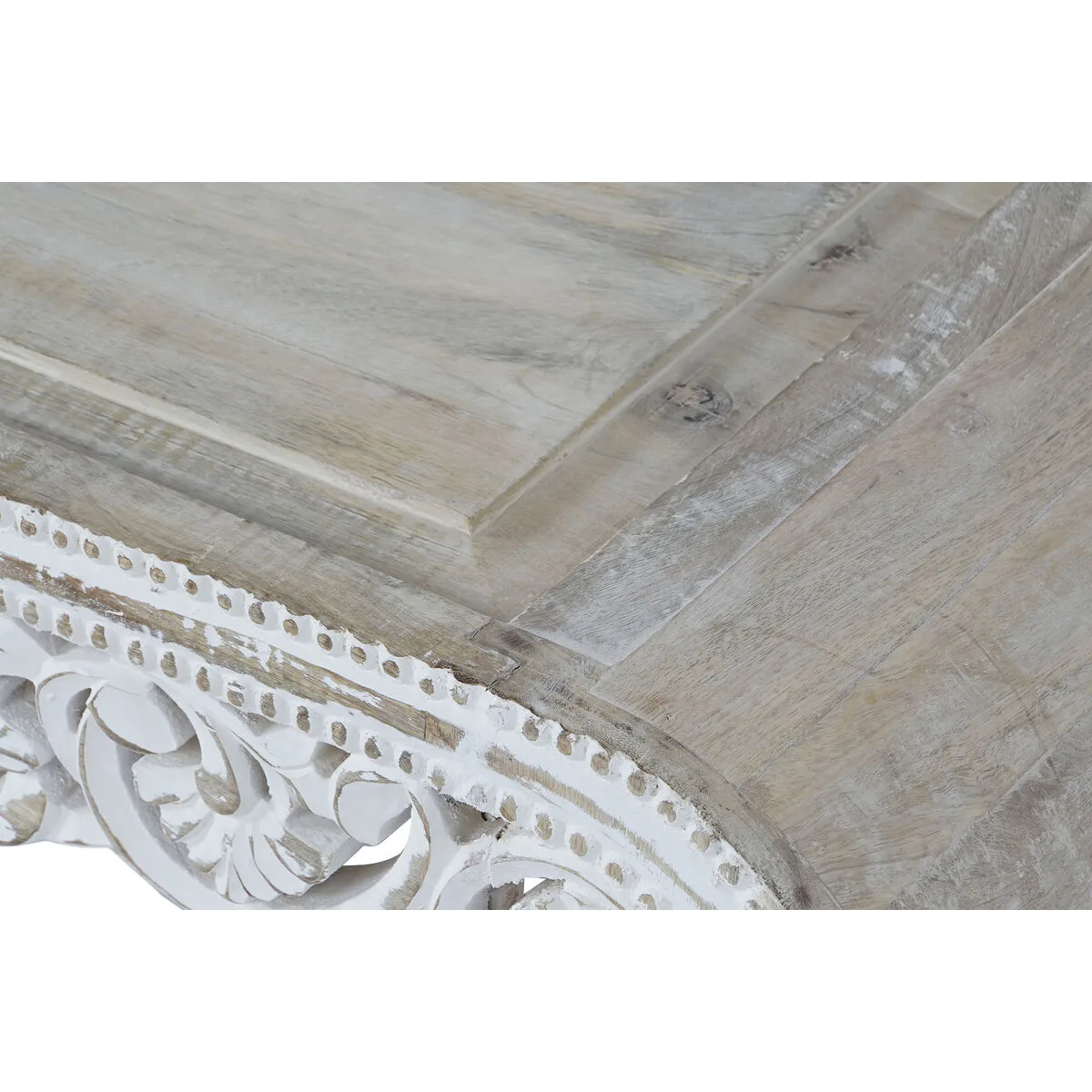 Table d appoint dkd home decor blanc bois de manguier 89 x 63 5 x 25 4 cm s304039266. Bien plus qu'un site, Diaytar est un club. Le club de ceux qui savent reconnaître la valeur d'un produit exceptionnel.