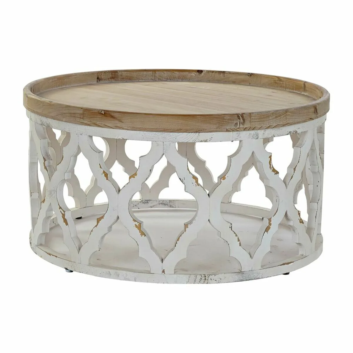 Table d appoint dkd home decor blanc marron clair sapin bois mdf 81 x 81 x 43 5 cm s302258245. Diaytar s'adresse aux esprits modernes en quête de produits qui allient performance technologique et design épuré
