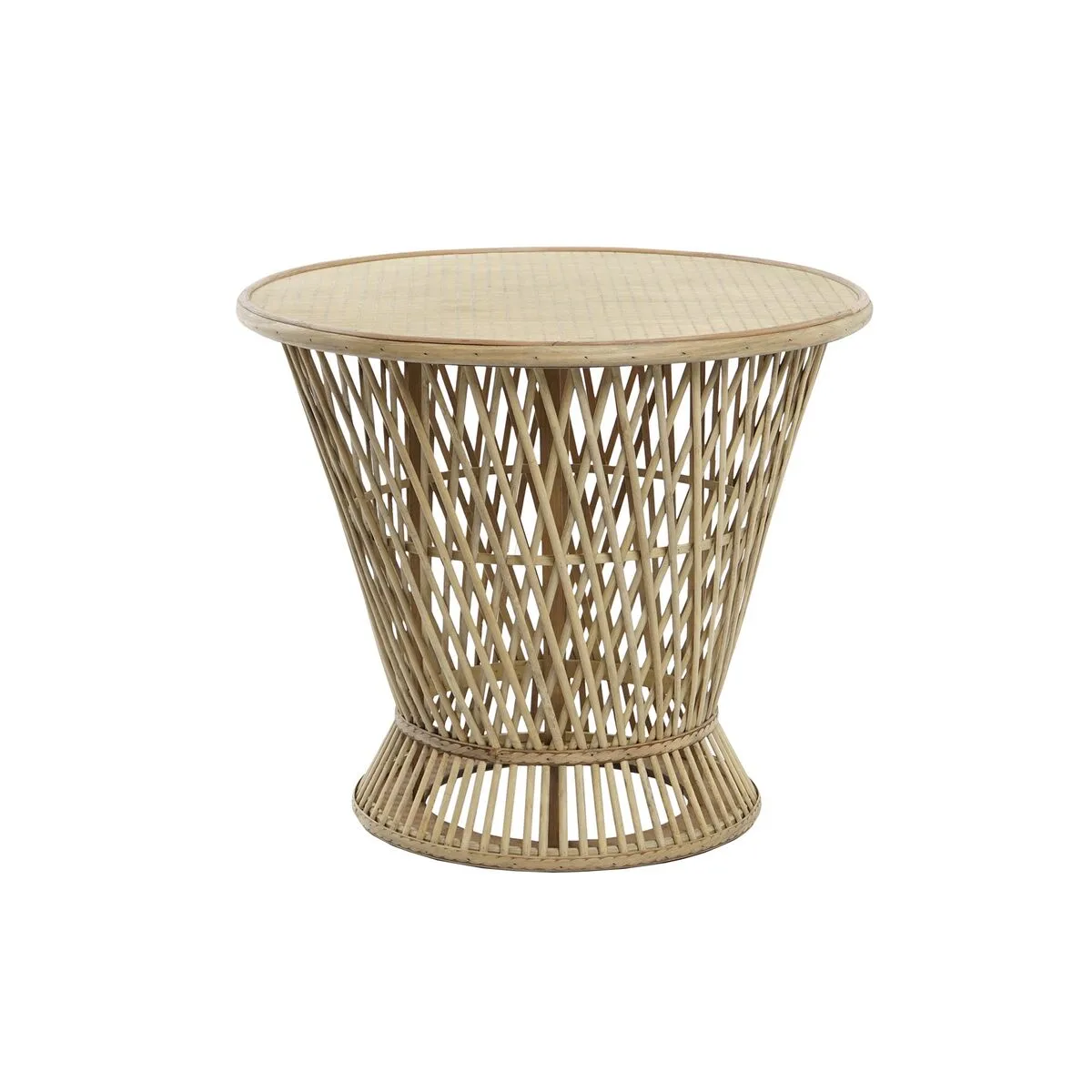 Table d appoint dkd home decor marron clair bambou 60 x 60 x 52 cm s304072843. Chez Diaytar, nous ne vendons pas que des produits, nous proposons des solutions, du rêve et un peu de magie au quotidien