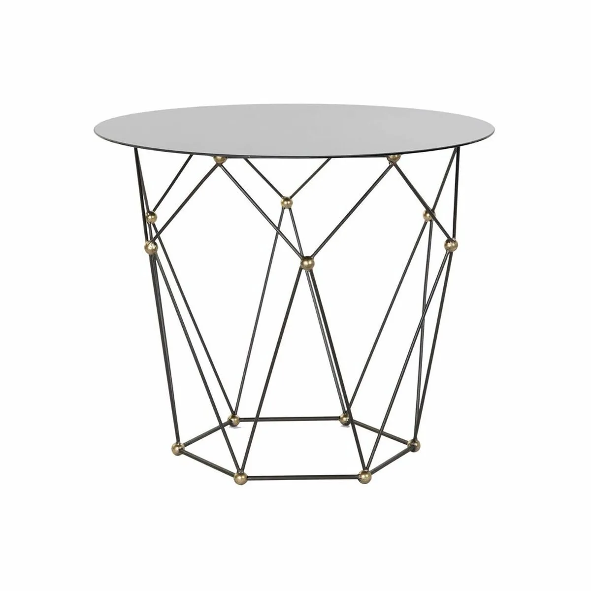 Table d appoint dkd home decor noir metal verre dore 70 x 70 x 60 cm s302300449. Diaytar, le nom qui garantit que chaque produit, du plus technologique au plus basique, a été choisi avec goût et exigence