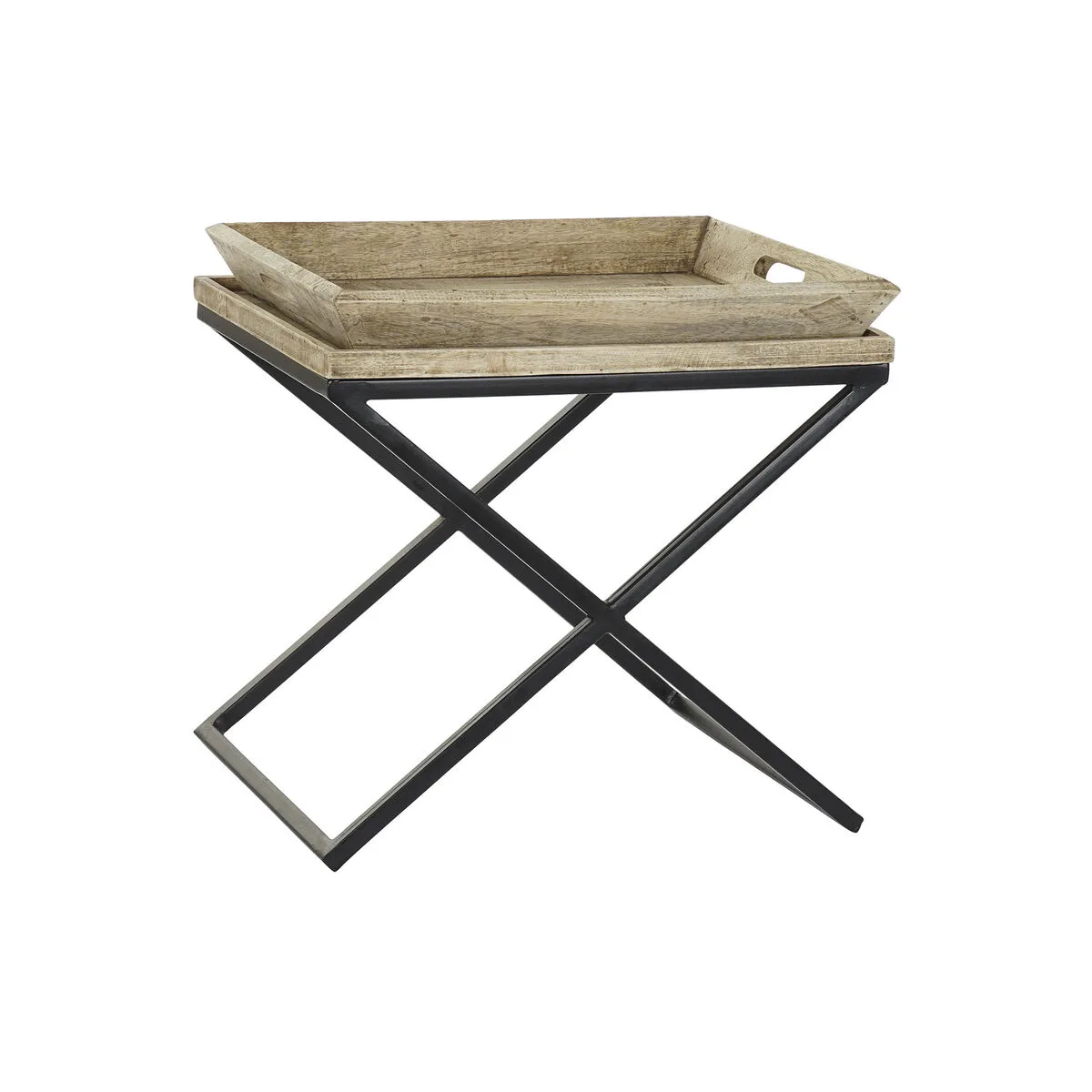 Table d appoint dkd home decor noir naturel metal bois de manguier 55 x 45 x 53 cm s304516858. Tendance, confort et qualité : la trilogie gagnante de Diaytar Mode.