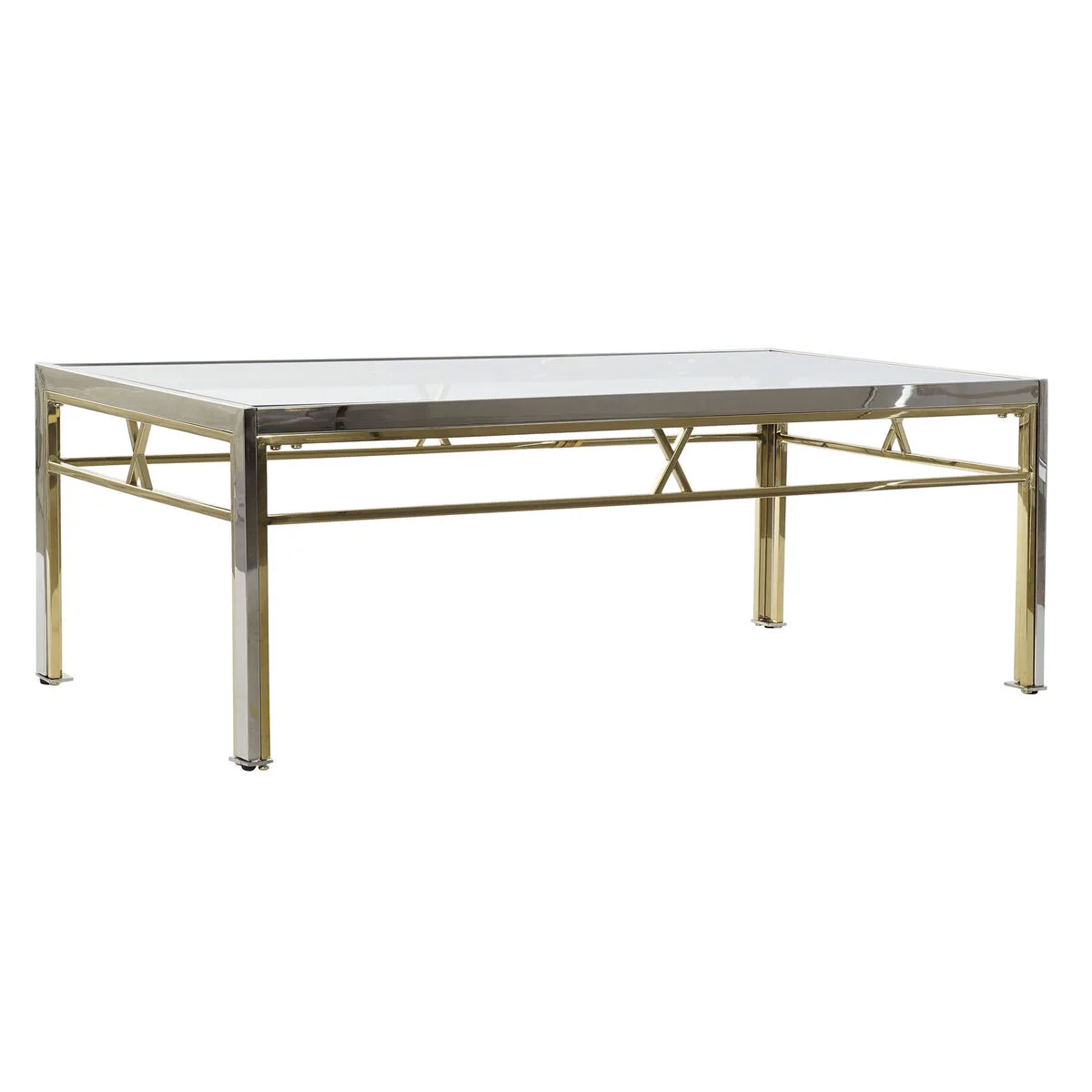 Table d appoint dkd home decor verre acier argent 110 x 60 x 40 cm s302304636. Avec Diaytar, redécouvrez le plaisir de l'achat en ligne grâce à une approche humaine des produits et de la curation