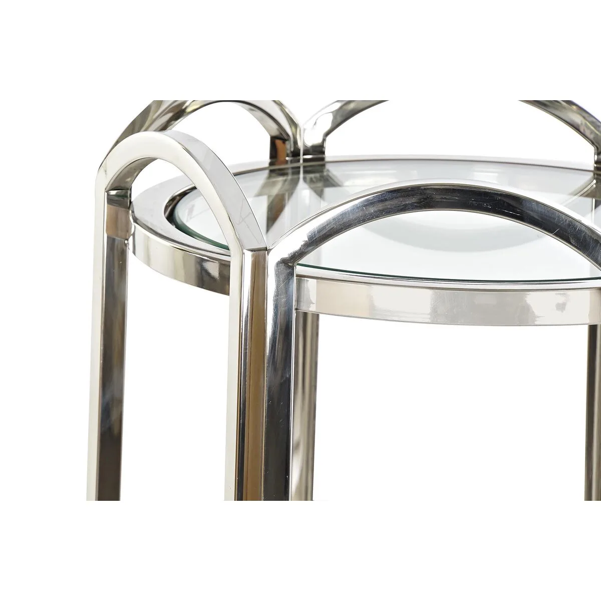 Table d appoint dkd home decor verre argente metal 40 x 40 x 110 cm s302334347. Transformez votre intérieur avec les produits déco Diaytar !