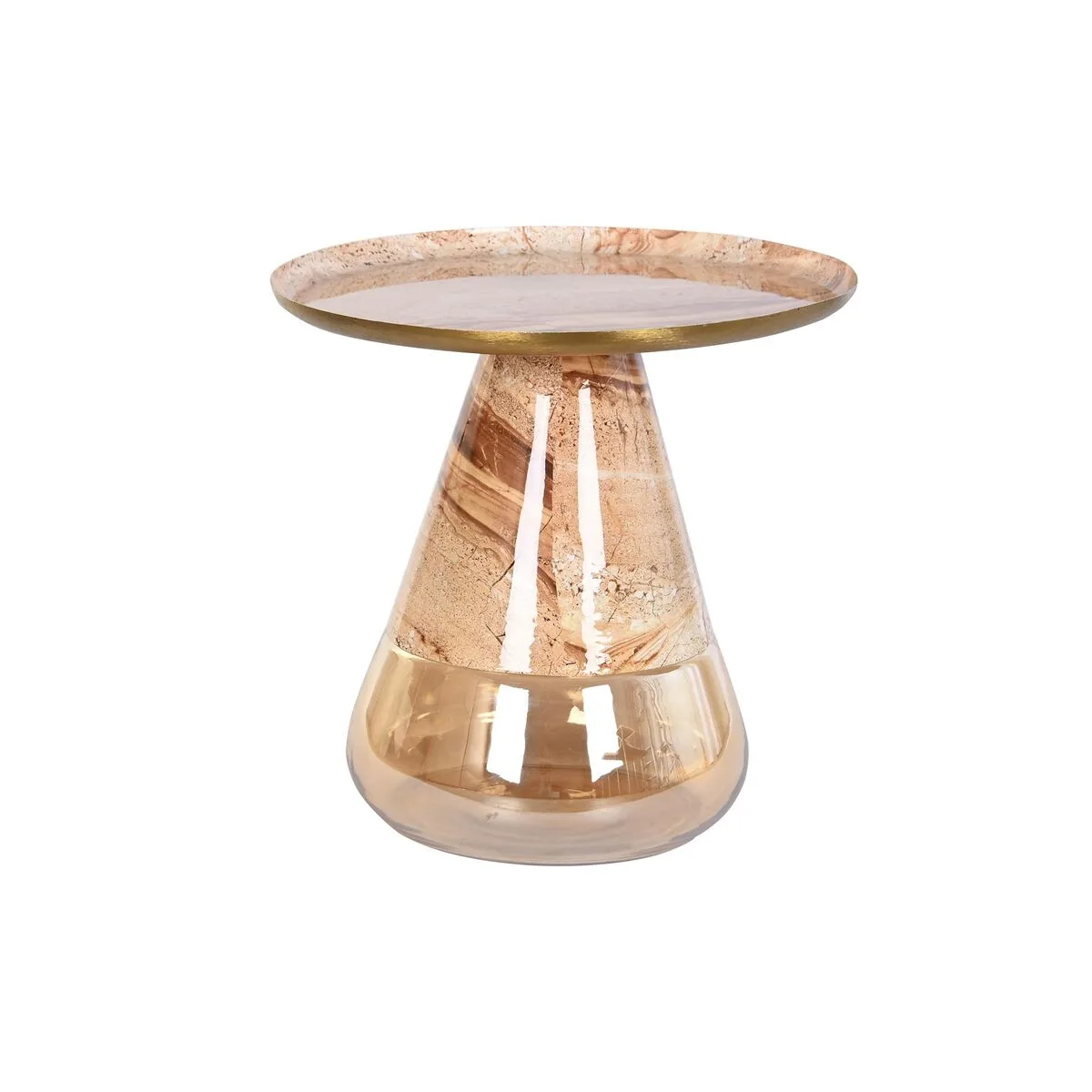 Table d appoint dkd home decor verre bicolore fer 50 x 50 x 49 cm s304044631. Diaytar, le compagnon idéal de votre vie connectée et stylée, à travers une offre généraliste sans équivalent