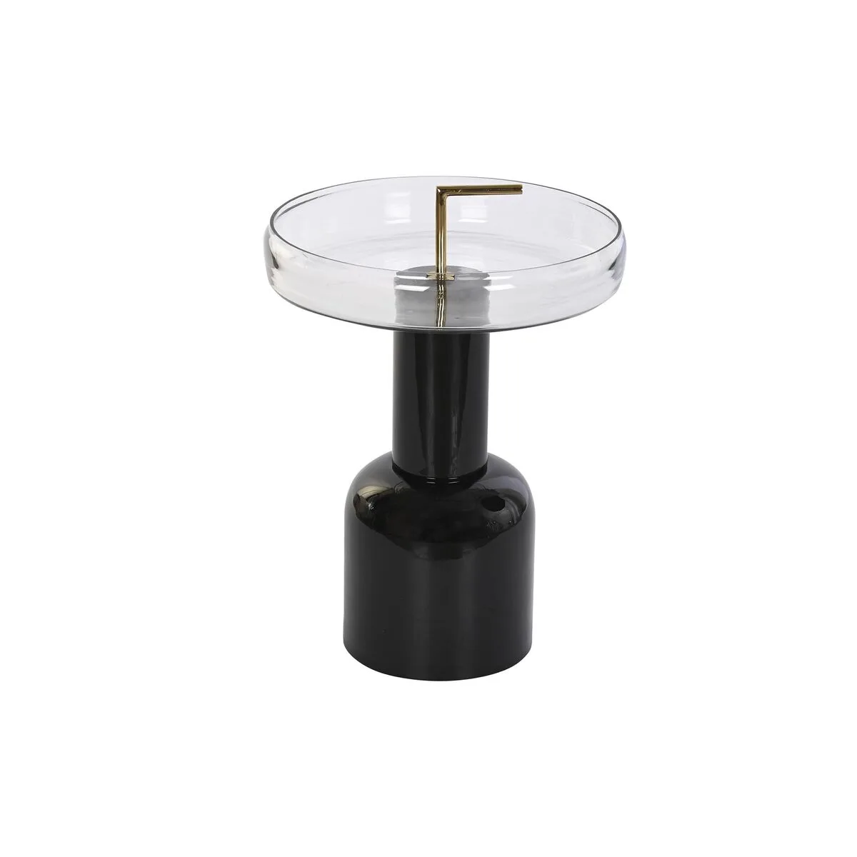 Table d appoint dkd home decor verre noir transparent fer 41 x 41 x 57 cm s304045178. Notre équipe Diaytar est une bande de dénicheurs compulsifs, toujours en quête du produit qui provoquera l'étincelle dans votre regard.