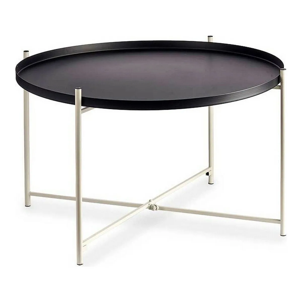 Table d appoint noir blanc metal 76 5 x 46 x 76 5 cm s360971115. Diaytar cultive l'art de la surprise en vous proposant constamment de nouveaux produits généraux et high-tech inattendus