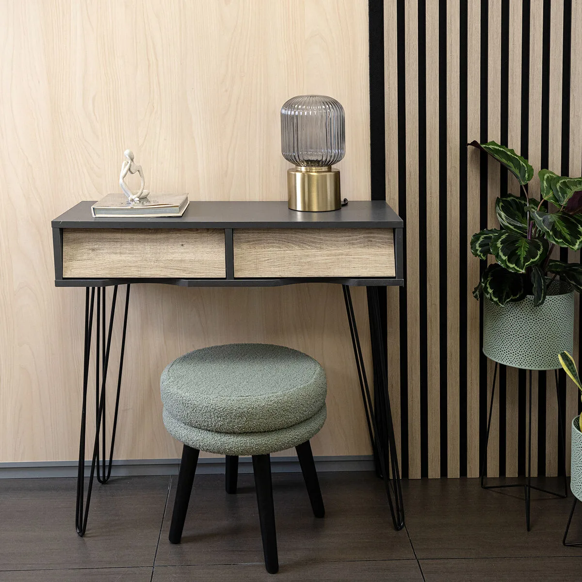 Table d appoint vinthera moa marron gris 80 x 76 x 30 cm s271236649. Nous sommes Diaytar, les architectes de votre espace de vie en ligne, meublé avec les meilleurs produits du moment