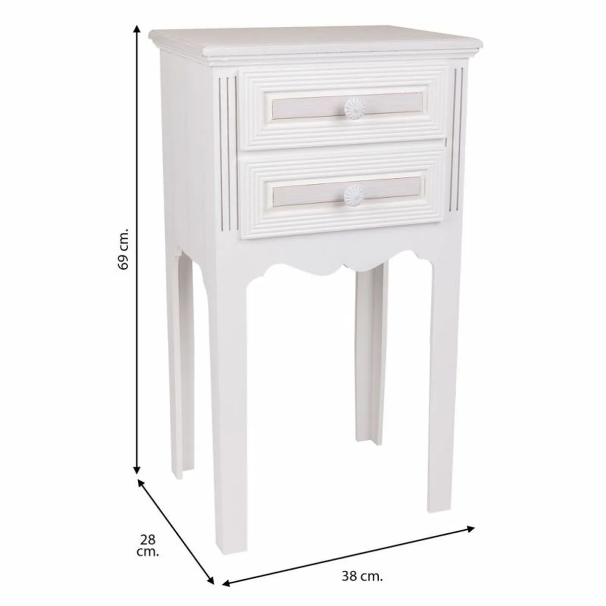 Table de nuit alexandra house living blanc 28 x 69 x 38 cm d163160330 Table de nuit alexandra house living blanc 28 x 69 x 38 cm d163160330. Découvrez la diversité Diaytar : une infinité de produits pour la maison, le travail, les loisirs, tous dans l'air du temps