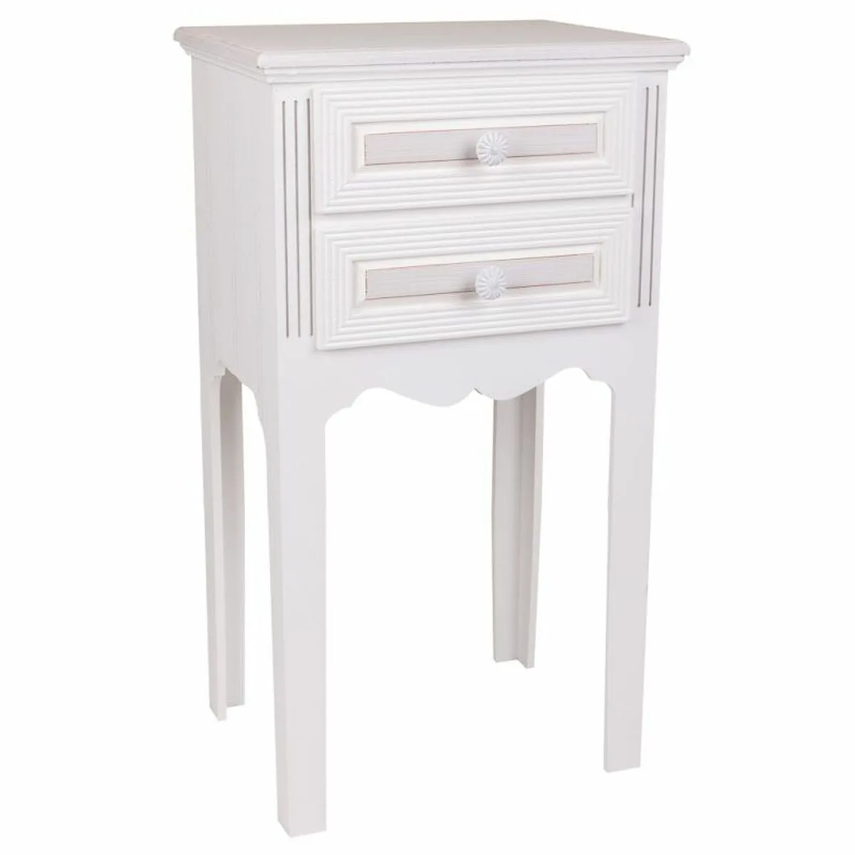 Table de nuit alexandra house living blanc 28 x 69 x 38 cm d163160355. Diaytar, c'est le sismographe des tendances : nous captons les vibrations du marché pour vous offrir le meilleur.