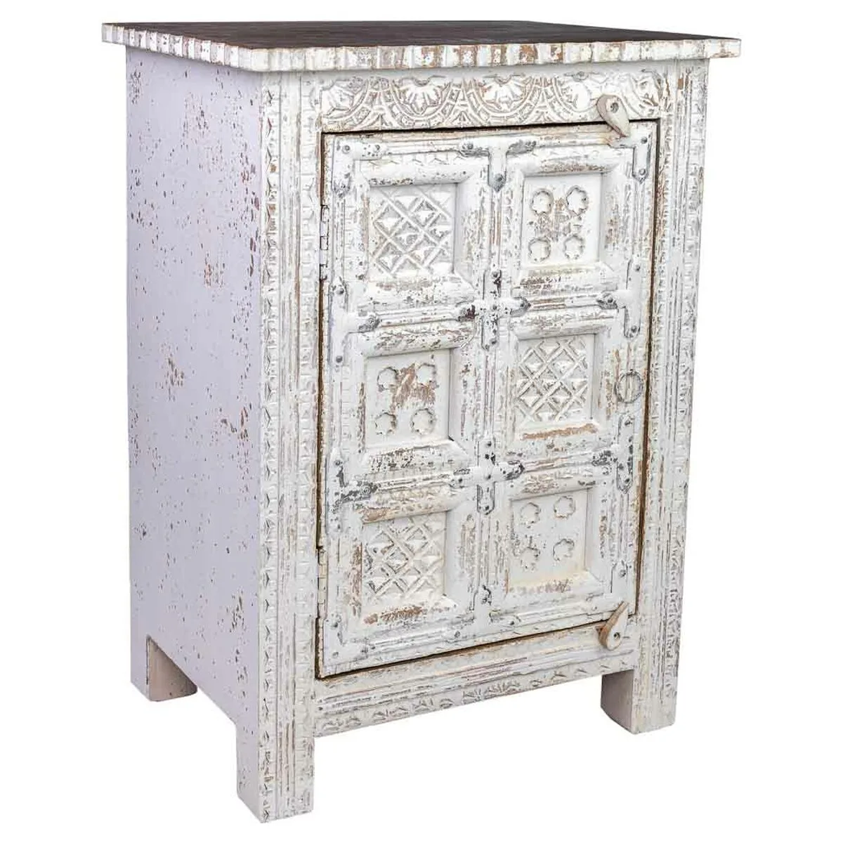 Table de nuit alexandra house living blanc marron 40 x 53 x 73 cm d163265867. Prêt à upgrade votre vie ? Diaytar dégaine une arsenal de produits pour passer au niveau supérieur.