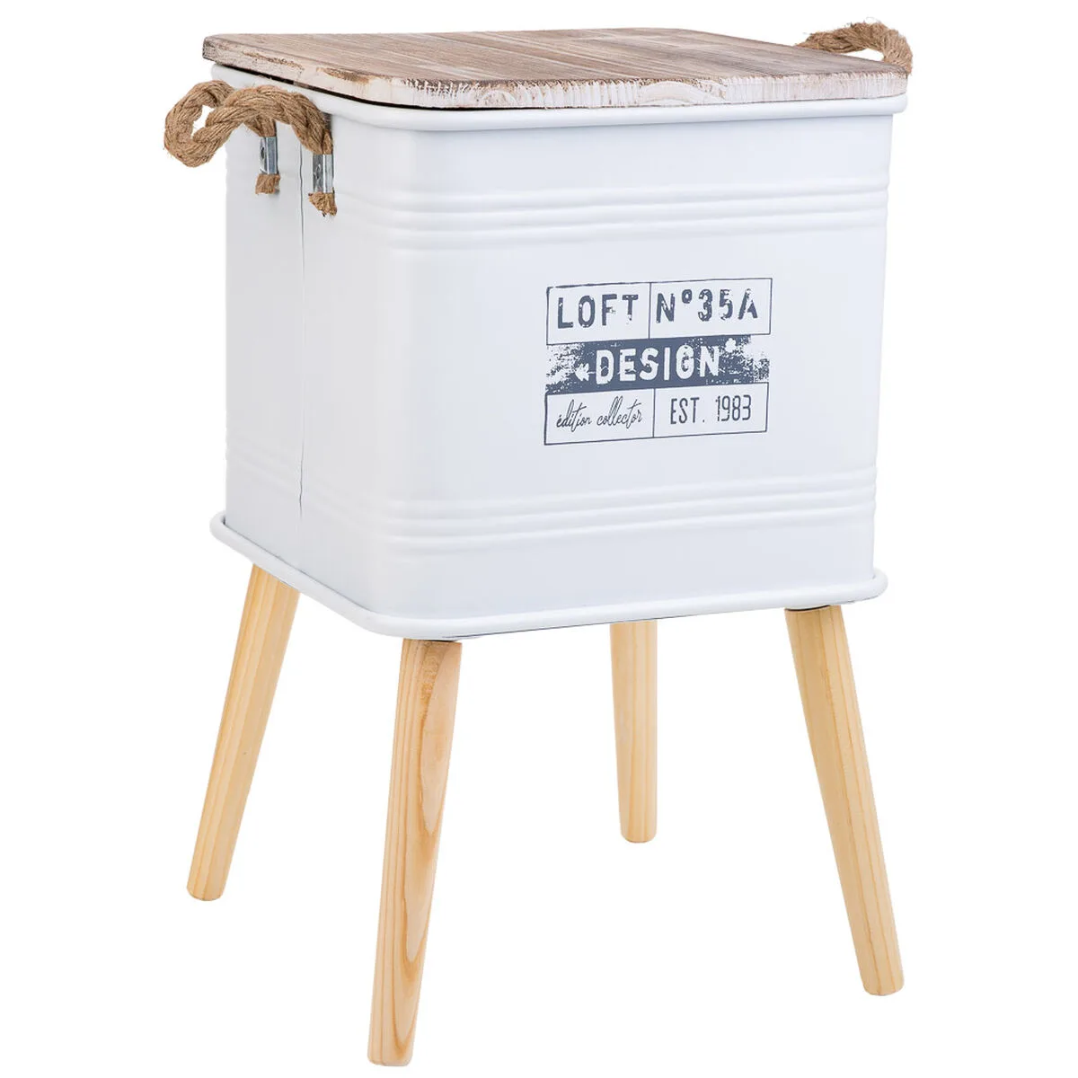 Table de nuit alexandra house living gris 34 x 34 x 55 cm d163282330. Transformez votre intérieur avec les produits déco Diaytar !