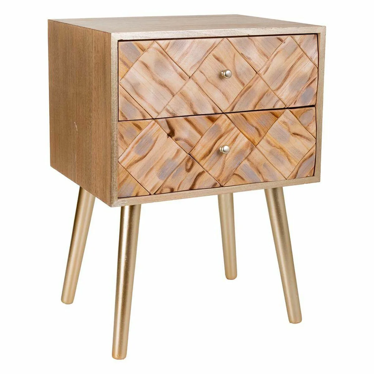 Table de nuit alexandra house living marron 35 x 61 x 44 cm d163088685. Votre foyer mérite le style et le confort des produits Diaytar Home.