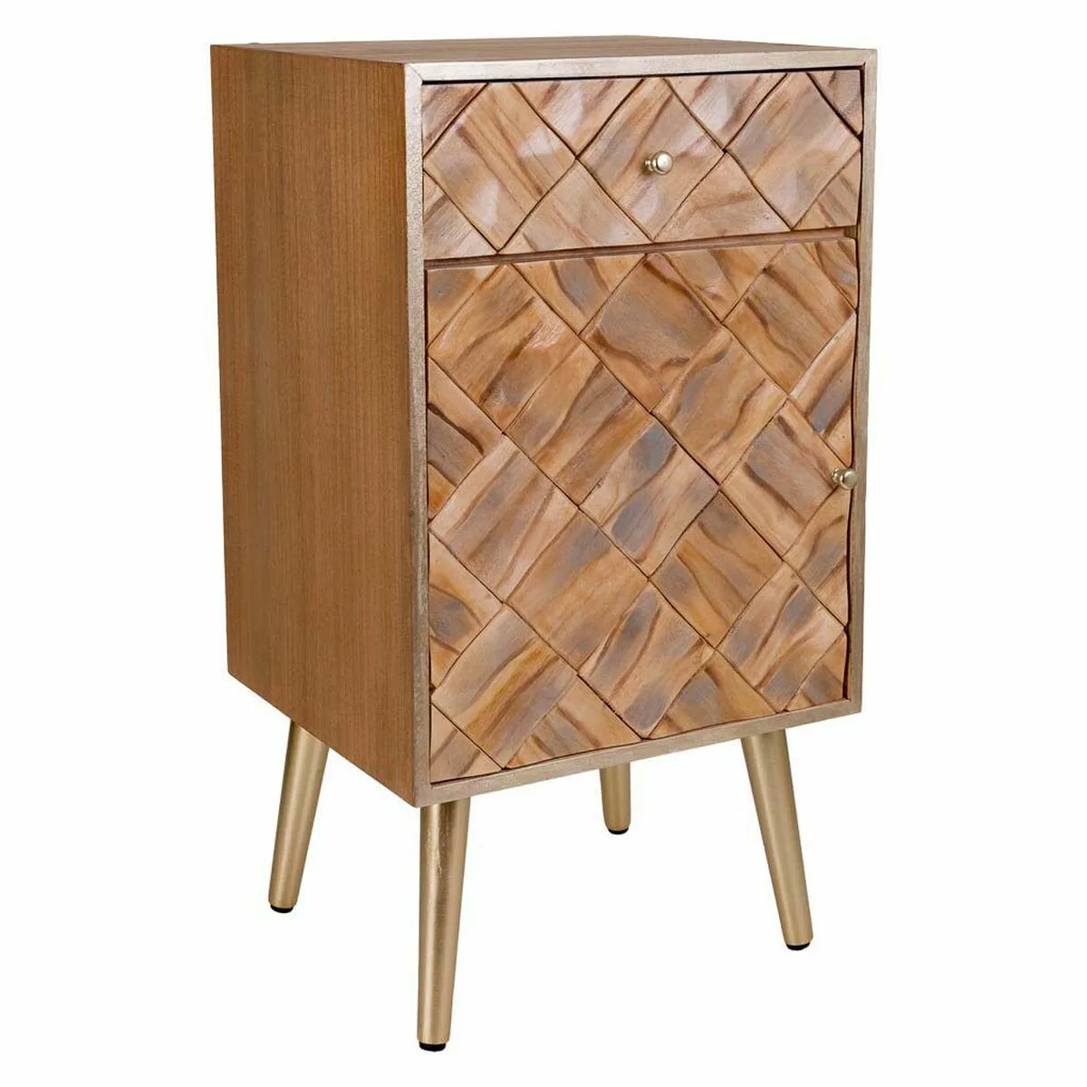 Table de nuit alexandra house living marron 35 x 71 x 40 cm d163088310. Bienvenue dans l'ère du shopping conscient. Diaytar privilégie des produits avec une éthique et un impact positif.