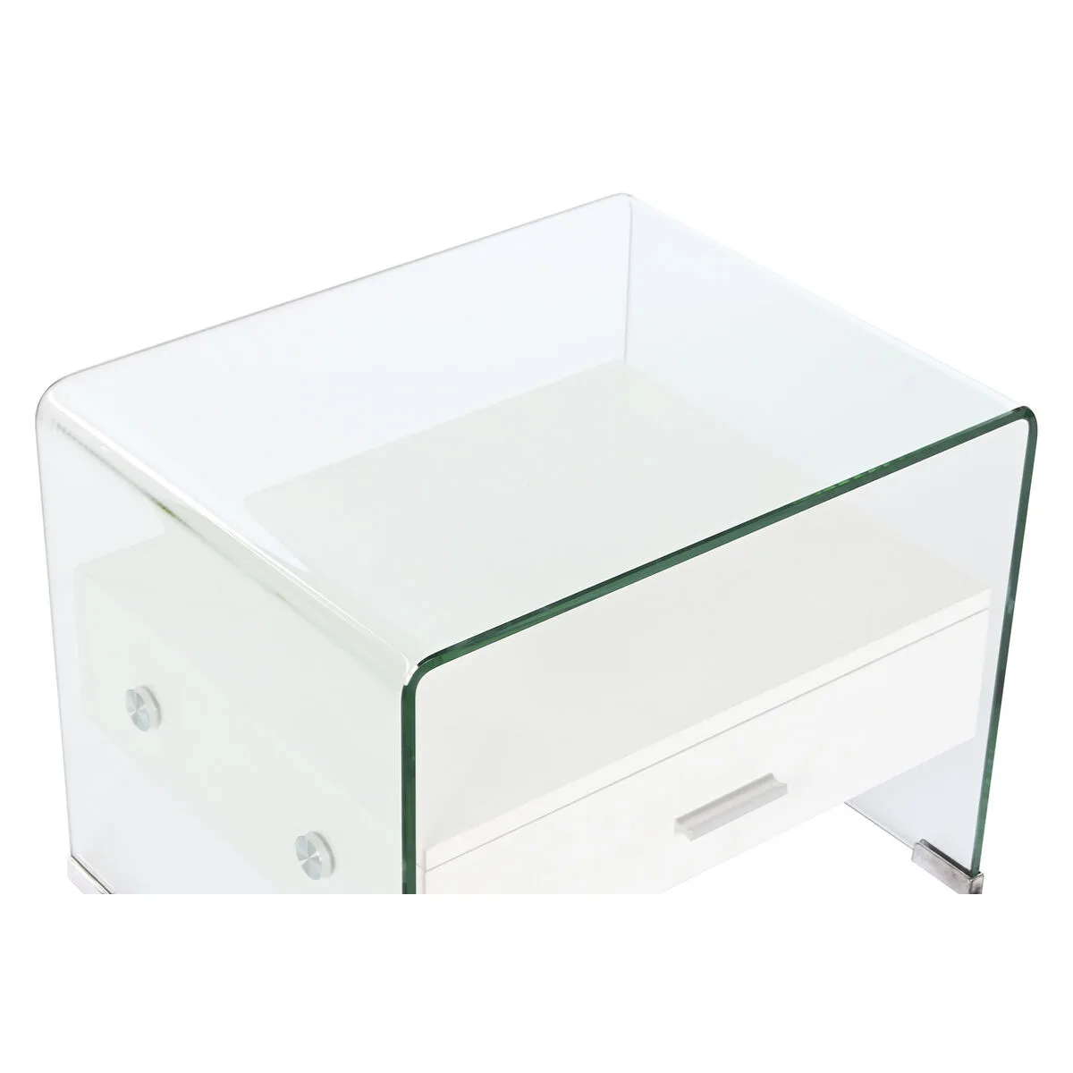 Table de nuit dkd home decor blanc transparent verre bois mdf 50 x 40 x 45 5 cm s305276196. Diaytar a fait le pari de la transparence : nous vous disons tout sur l'origine et la conception de nos produits.