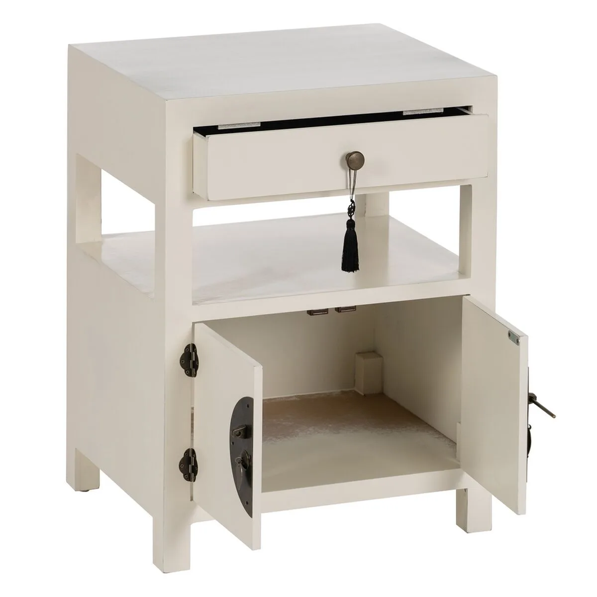 Table de nuit oriente blanc bois mdf 50 x 40 x 66 cm s880493769. Diaytar : Votre guide shopping pour une sélection exigeante de produits tendance, technologiques et domestiques