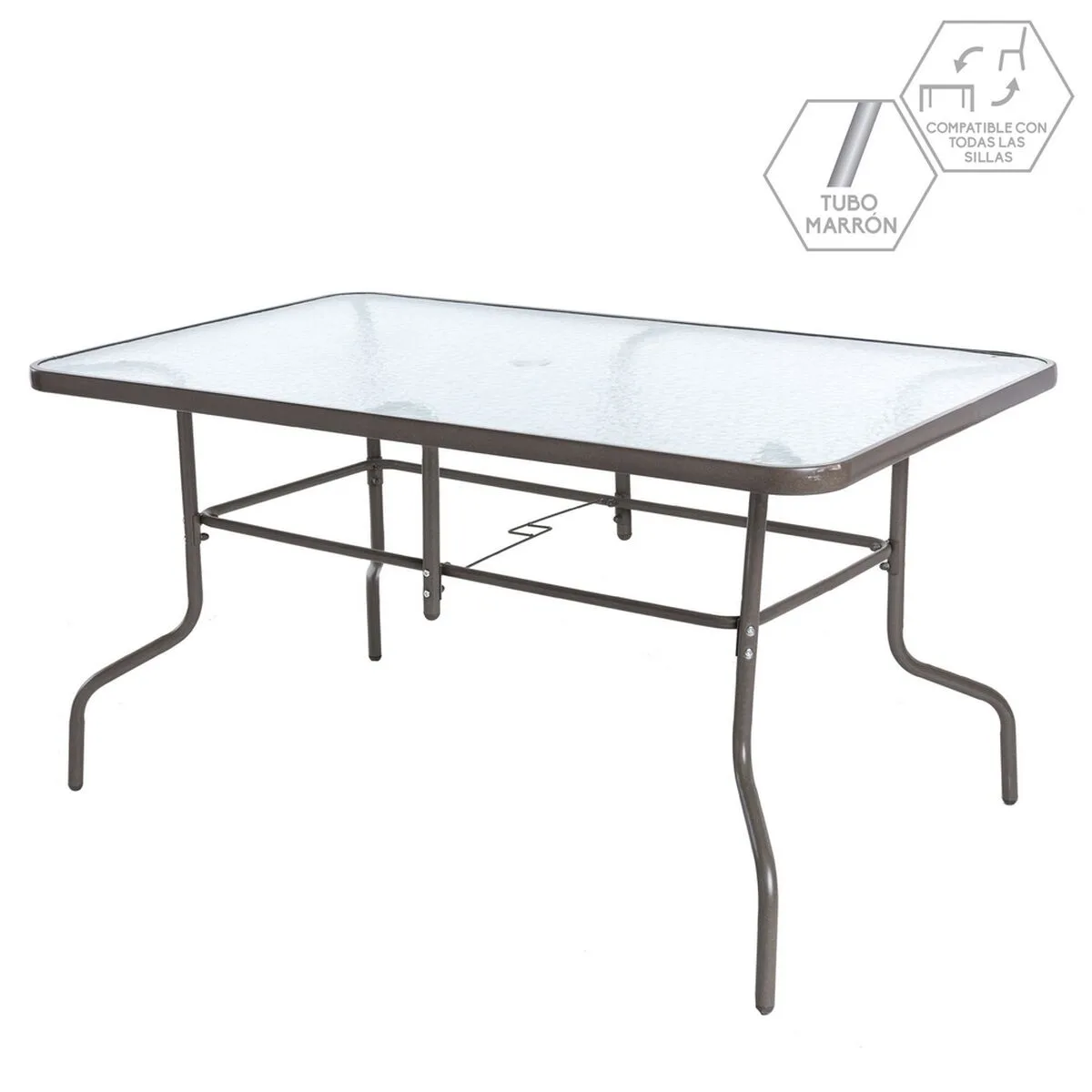 Table de salle a manger clasic verre fer 150 x 90 x 72 cm s870068385. La recette Diaytar : un tiers de design, un tiers d'innovation, un tiers de fonctionnalité. Le tout saupoudré de tendance.