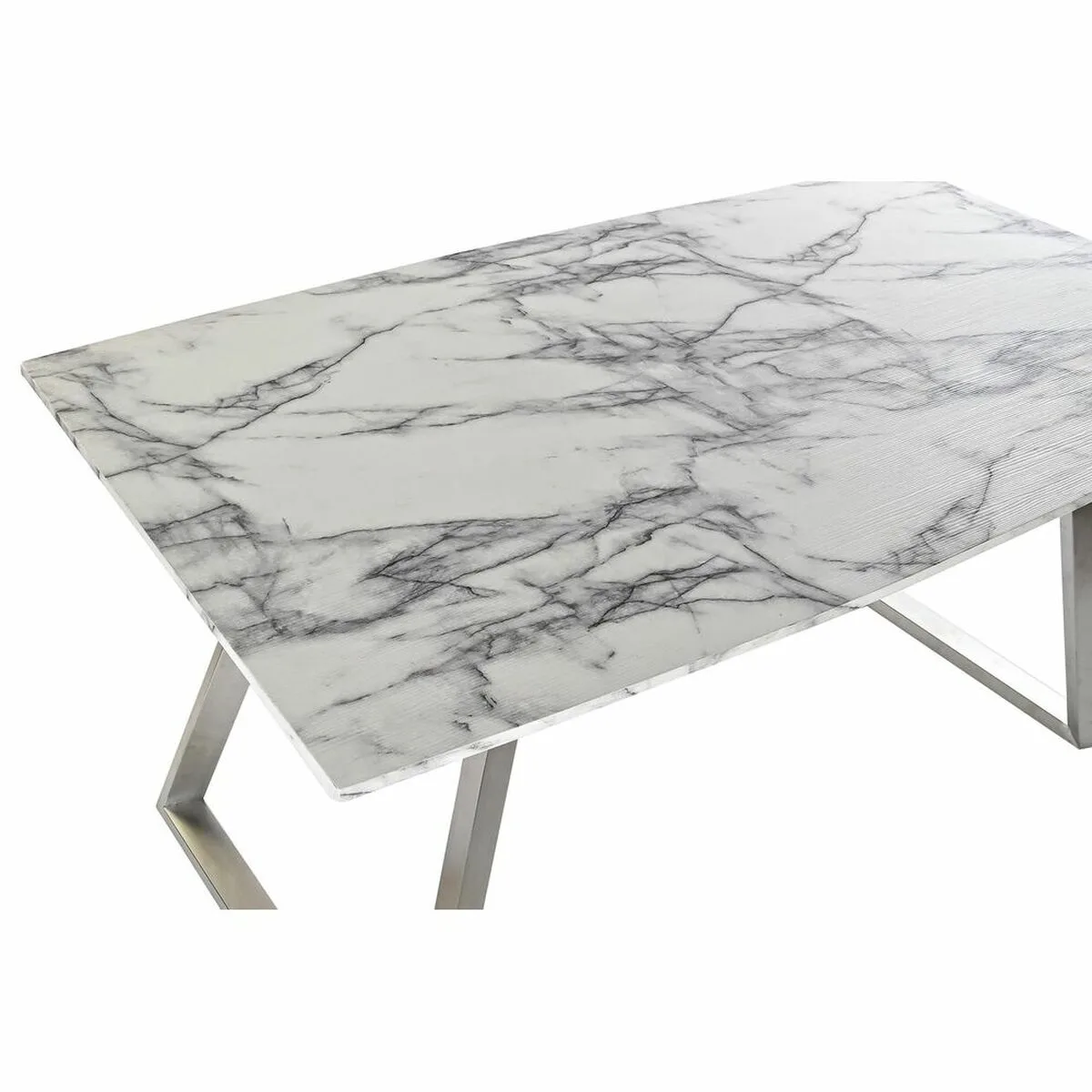 Table de salle a manger dkd home decor acier blanc 160 x 90 x 76 cm bois mdf s303354122. Diaytar, le reflect de vos envies multiples : une gamme de produits soigneusement composée pour sa diversité et sa pertinence