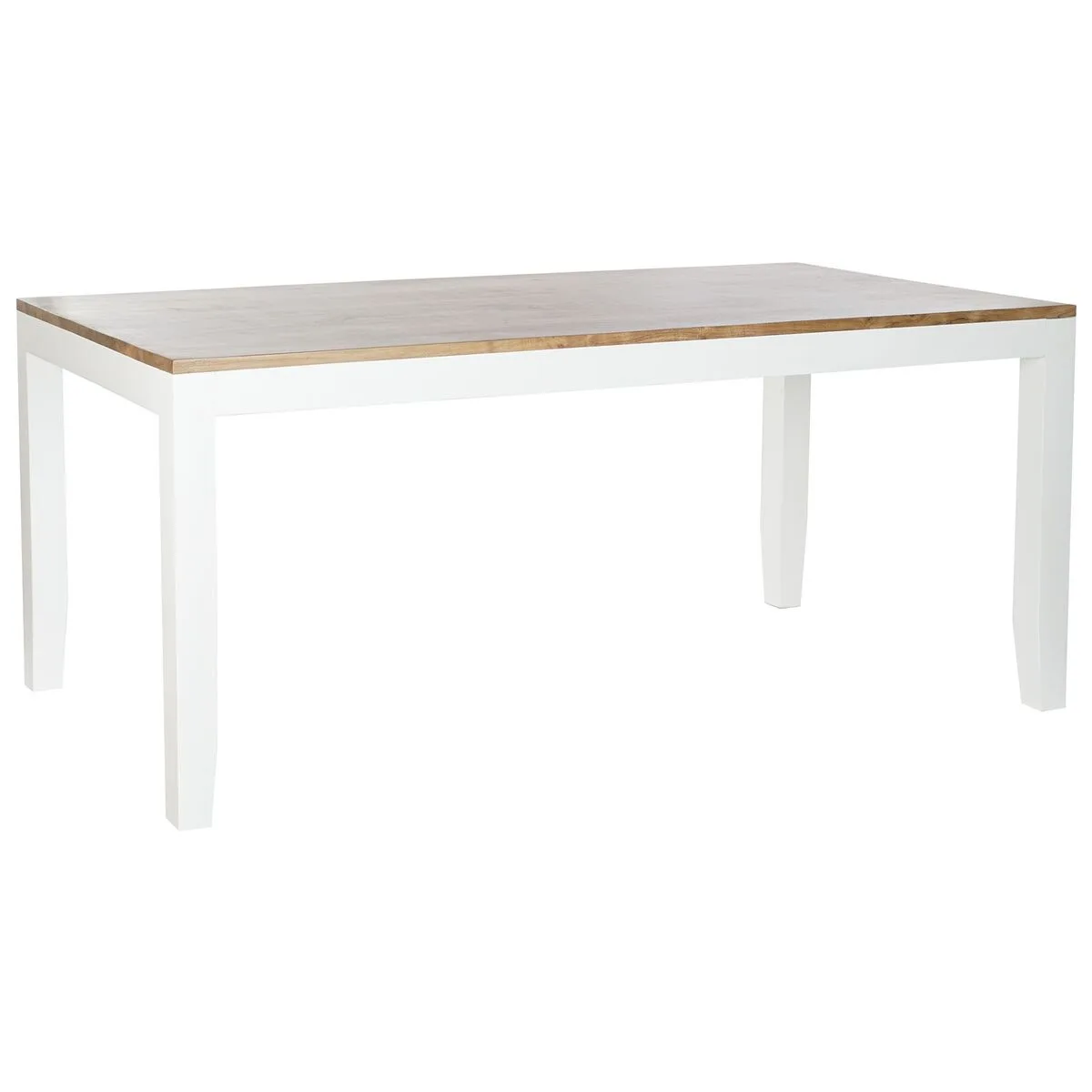 Table de salle a manger dkd home decor blanc marron bois d acacia bois de manguier 200 x 100 x 80 cm s305263025. Diaytar, c'est la vitrine ultime des produits qui comptent vraiment, ceux qui simplifient et embellissent existant.