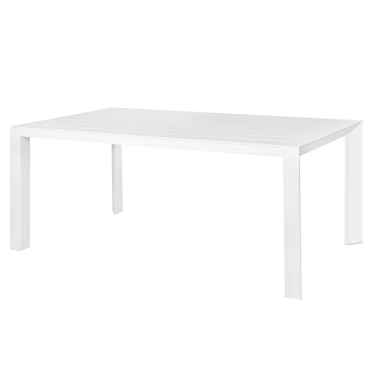 Table de salle a manger io blanc aluminium 180 x 100 x 75 cm s870067167. Diaytar réinvente le e-commerce avec une approche généraliste axée sur la qualité, la tendance et l'accessibilité