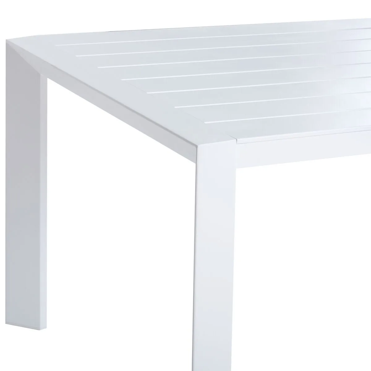 Table de salle a manger io blanc aluminium 180 x 100 x 75 cm s870067177. Plongez dans l'univers Diaytar où chaque produit raconte une histoire.