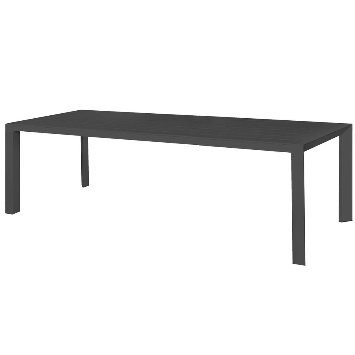 Table de salle a manger io graphite aluminium 280 x 100 x 75 cm s870067949. Diaytar, c'est la certitude de faire un choix judicieux. Chaque produit dans notre catalogue a passé nos tests exigeants.