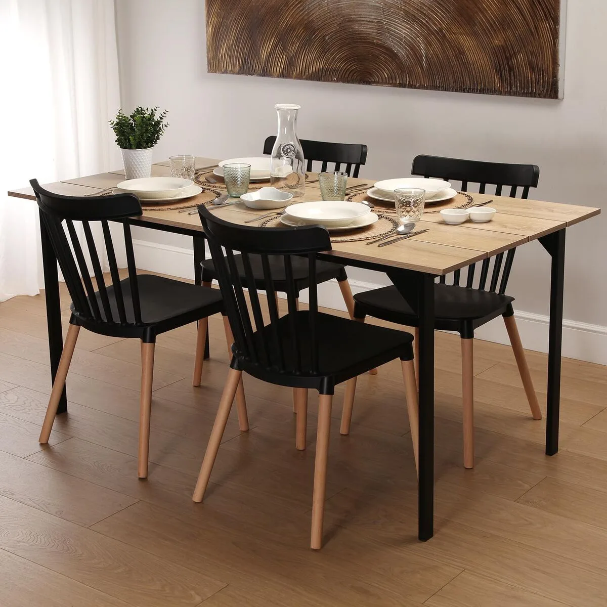 Table de salle a manger versa collins metal melamine bois mdf 75 x 80 x 164 5 cm s341405344. Diaytar transforme l'essai du e-commerce généraliste en vous offrant une expérience curated, qualitative et surprenante