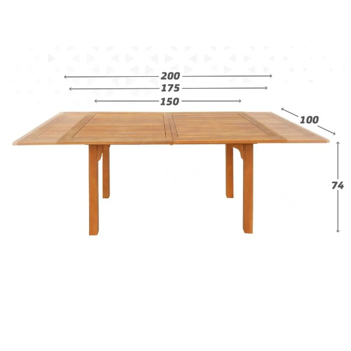 Table extensible aktive bois d acacia 200 x 74 x 100 cm s890130853. Diaytar, c'est la garantie de tomber sur ce produit unique qui fera de votre quotidien une expérience extraordinaire