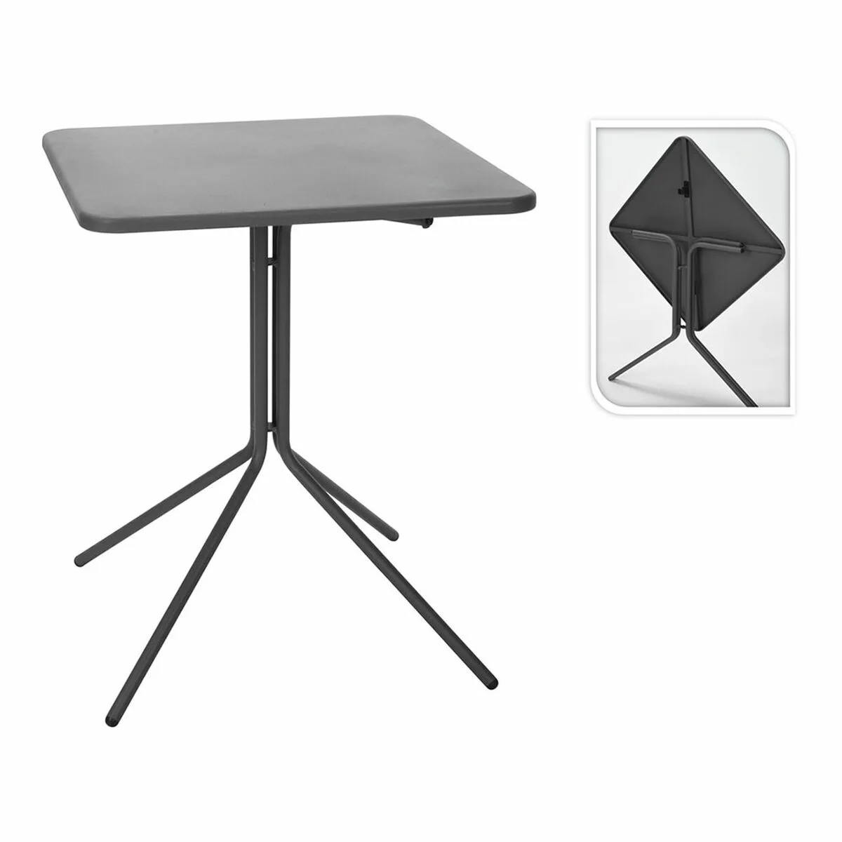 Table piable ambiance x99001620 gris fonce 58 x 58 x 70 cm s792395099. Diaytar, c'est la vitrine ultime des produits qui comptent vraiment, ceux qui simplifient et embellissent existant.