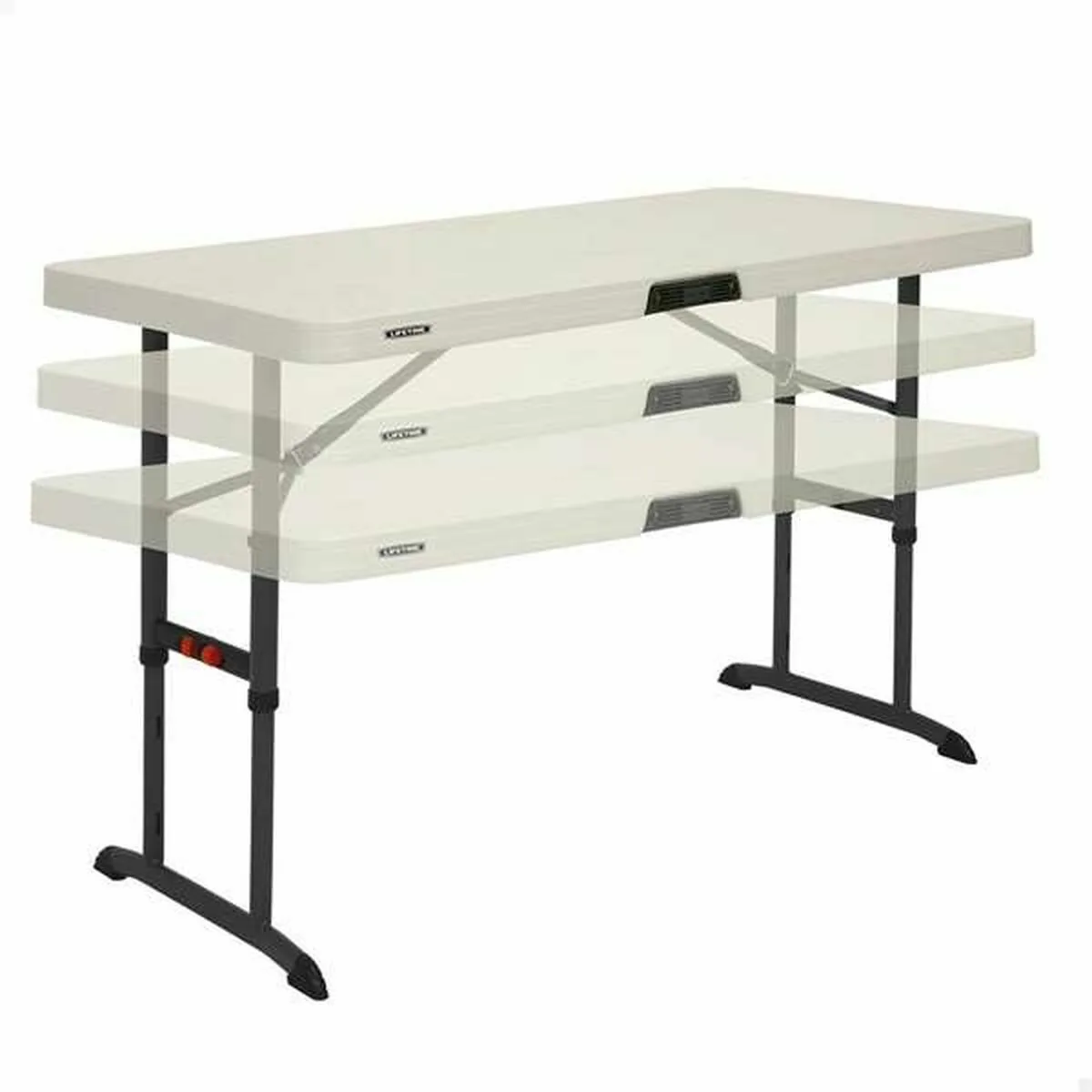 Table piable lifetime lifetime 122 x 86 x 61 cm creme acier plastique s243378859. Exprimez votre personnalité avec les accessoires tendance de Diaytar.