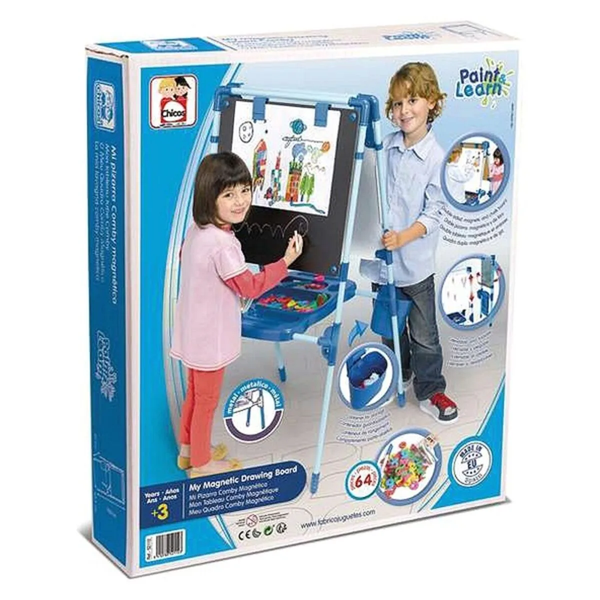 Tableau 2 en 1 chicos 63 x 60 x 120 cm 63 x 60 x 120 cm 64 pcs s240316865. Rejoignez la communauté Diaytar et vivez une expérience shopping unique.