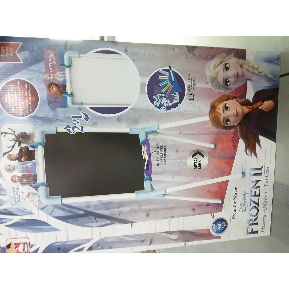 Tableau 2 en 1 frozen 2 chicos 12 pcs 37 x 32 x 98 cm s240317228. Votre foyer mérite le style et le confort des produits Diaytar Home.