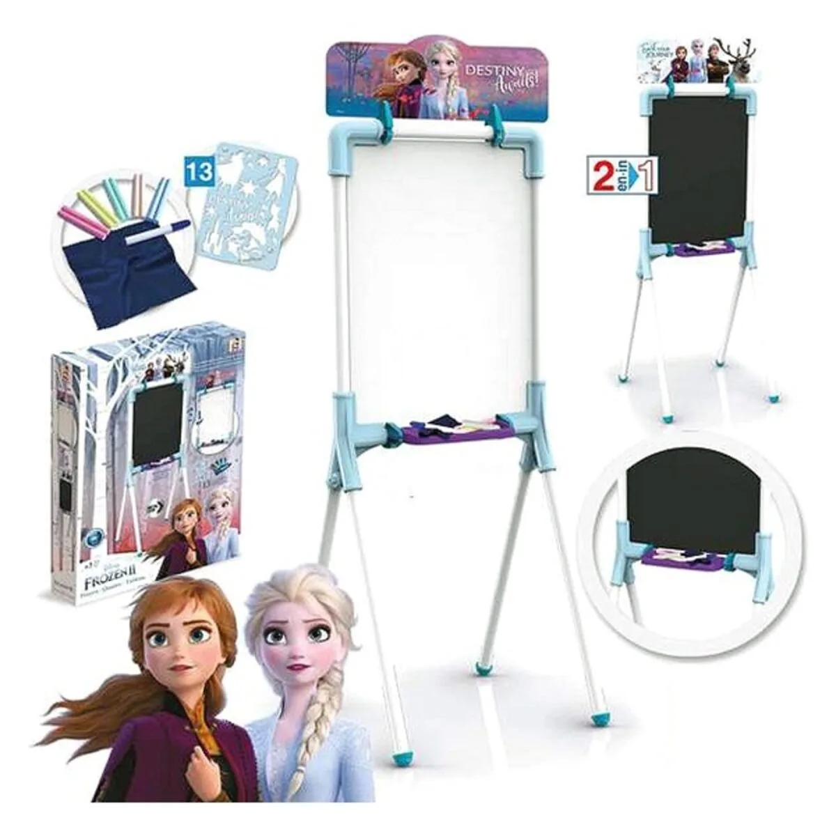 Tableau 2 en 1 frozen 2 chicos 12 pcs 37 x 32 x 98 cm s240317237. Diaytar révolutionne votre façon de faire du shopping en ligne !