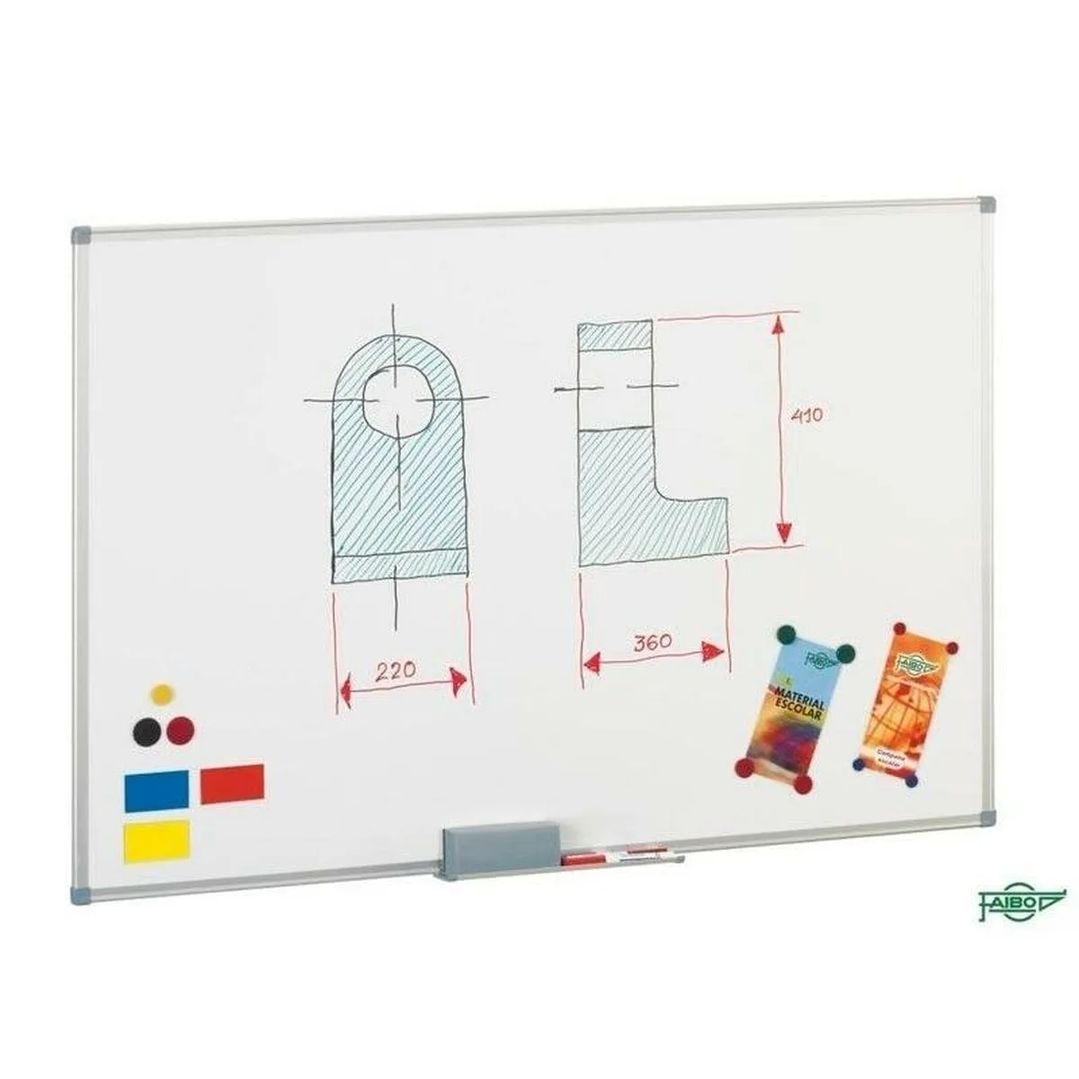 Tableau blanc faibo 90 x 120 cm s840695491. L'excellence à portée de clic avec la boutique en ligne Diaytar.
