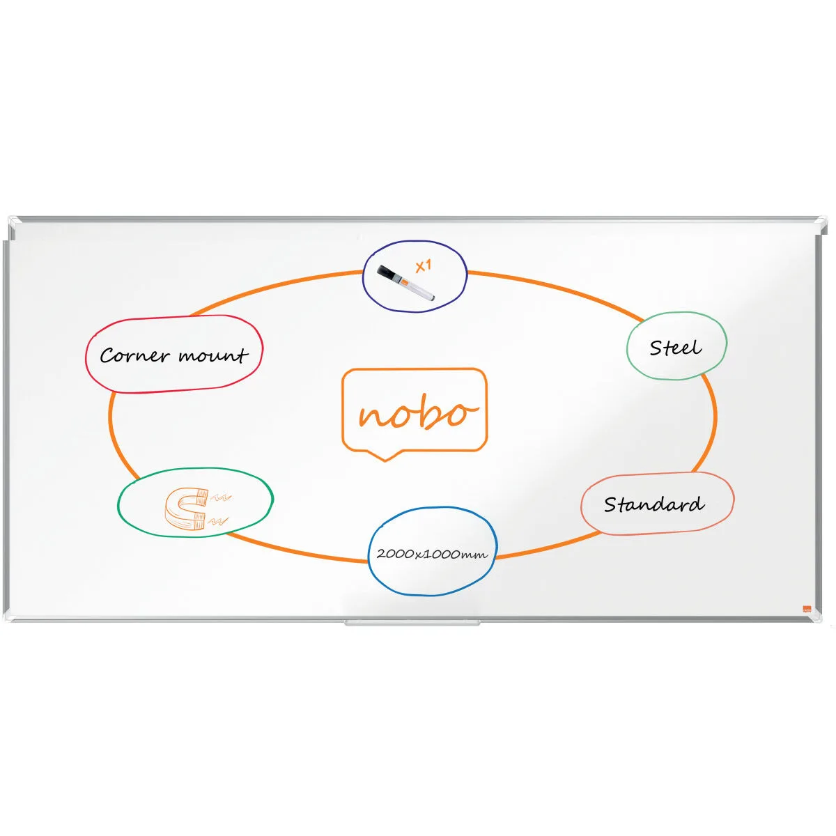 Tableau magnetique nobo premium plus blanc aluminium acier m090009174. Diaytar, c'est votre partenaire de confiance pour construire un quotidien plus fluide, plus beau, et plus inspirant.