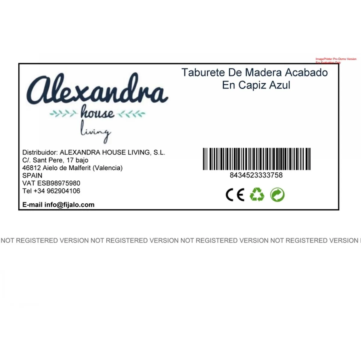 Tabouret alexandra house living bleu bois mdf 35 x 50 x 35 cm d163172265. La promesse Diaytar : une sélection rigoureuse de produits généraux où la tendance et la durabilité vont de pair
