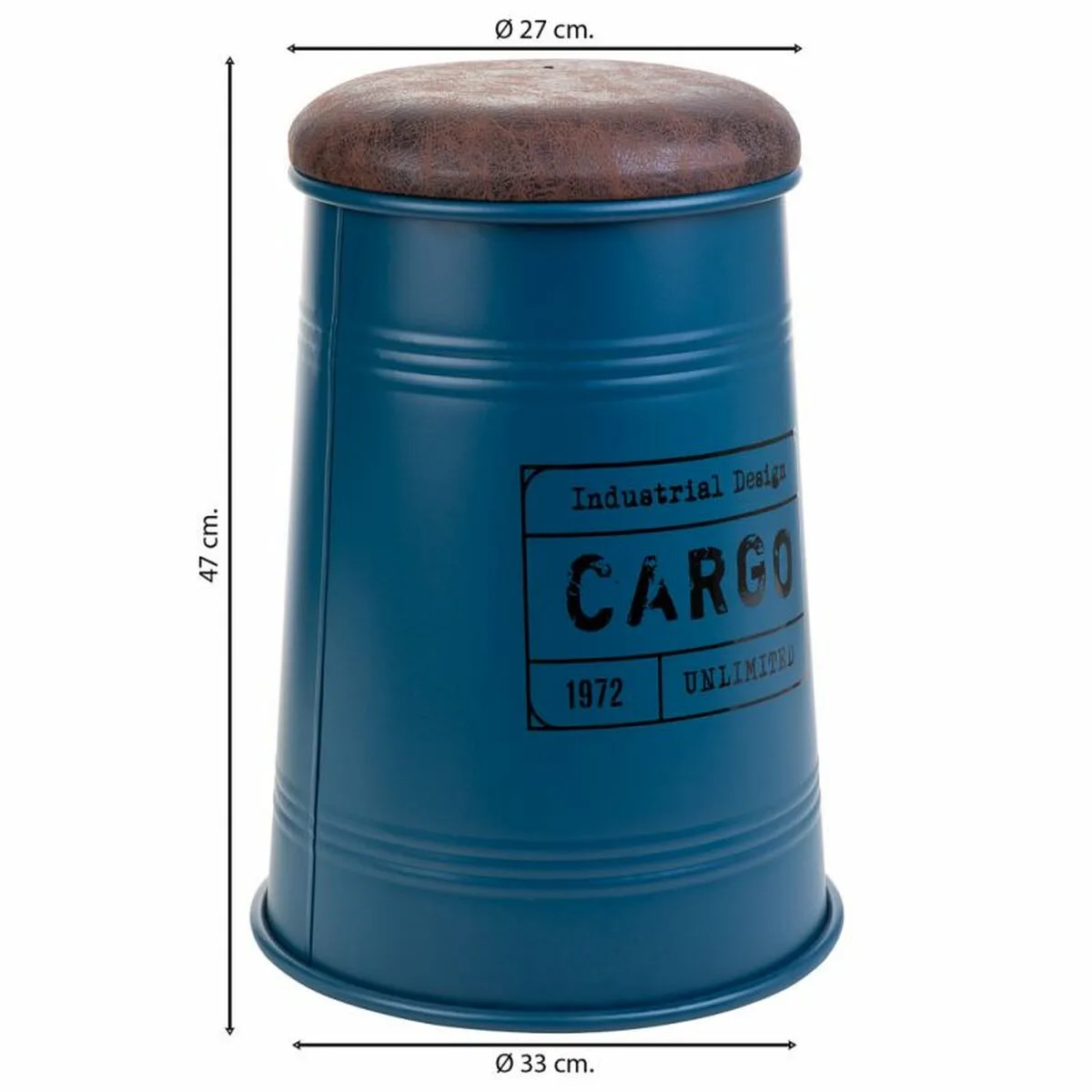 Tabouret alexandra house living bleu polyurethane metal eponge bois mdf 47 x 27 x 33 cm d163280497. Innovation, style et qualité : les trois piliers de l'expérience Diaytar.